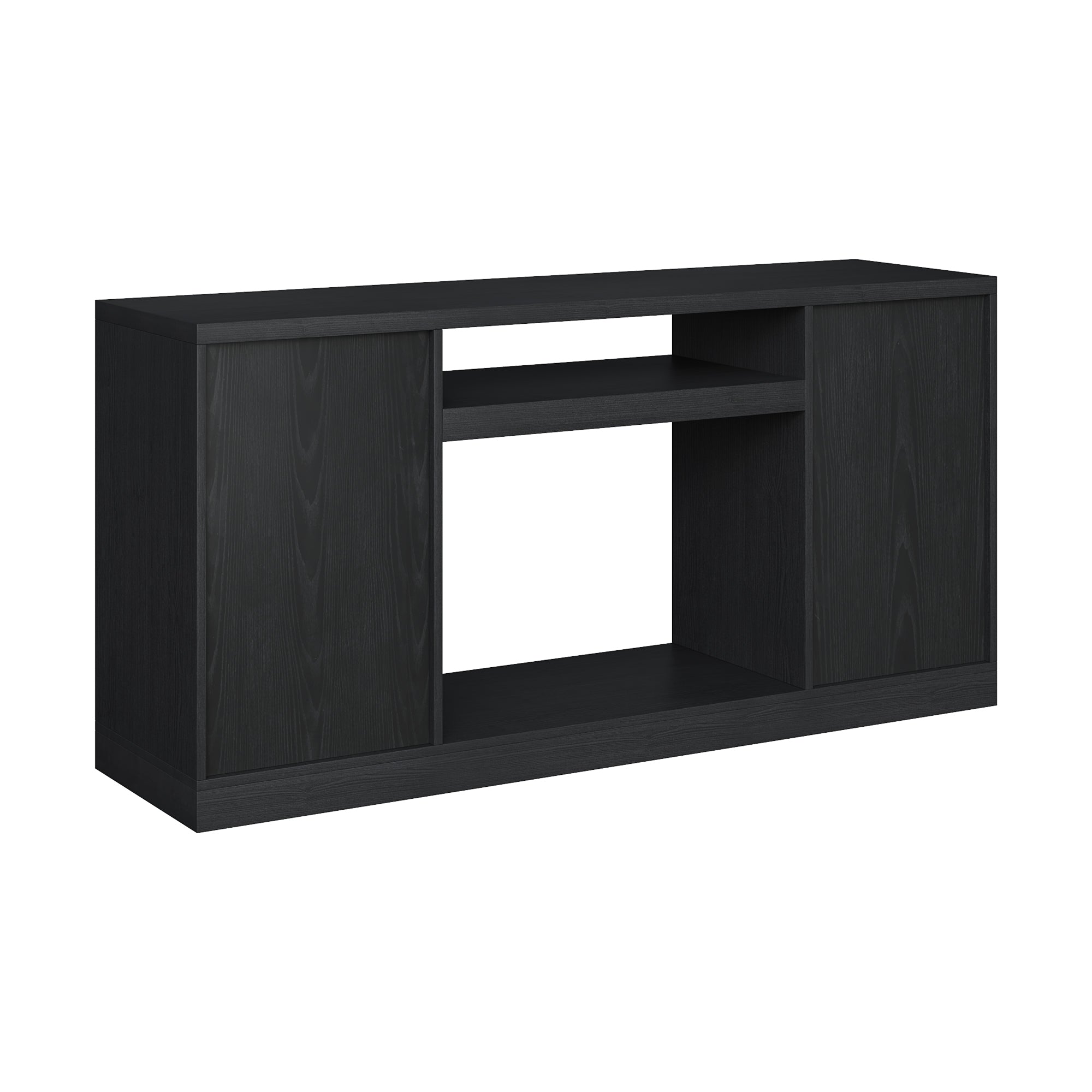 homall-tv-stand-58-zoll-mit-elektrokamin-schwarz image 5