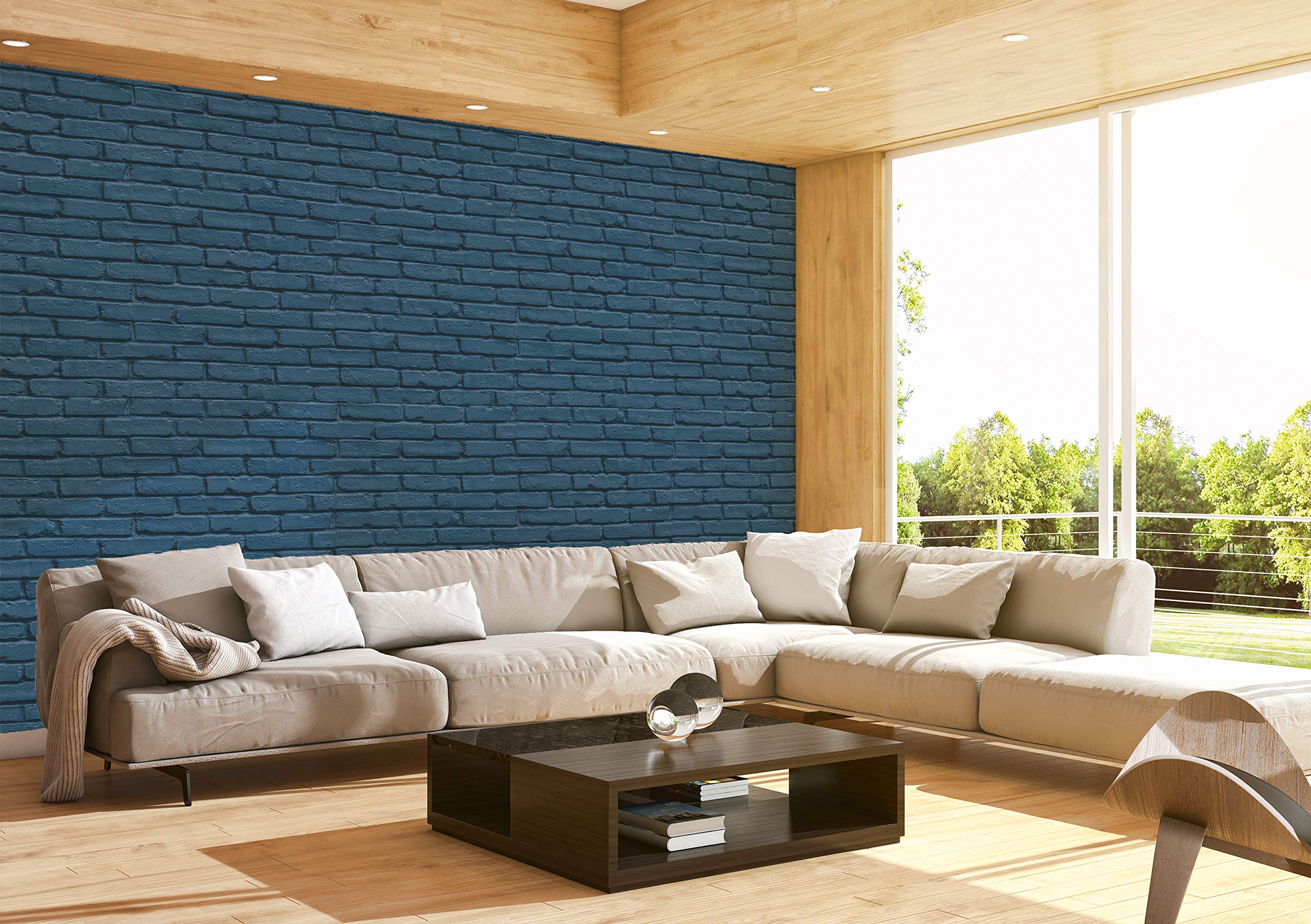 a-s-cr-ation-attractive-vliestapete-358561-blau-backstein image 5