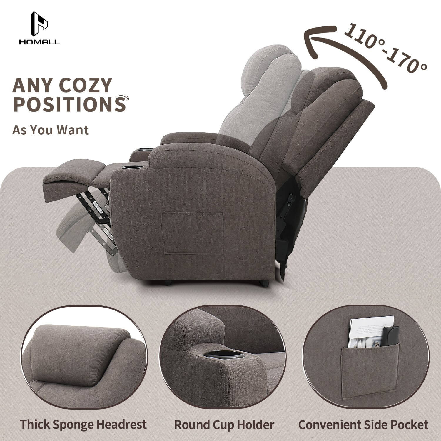 homall-recliner-chair-aufstehsessel-grau-stoff-massage image 5
