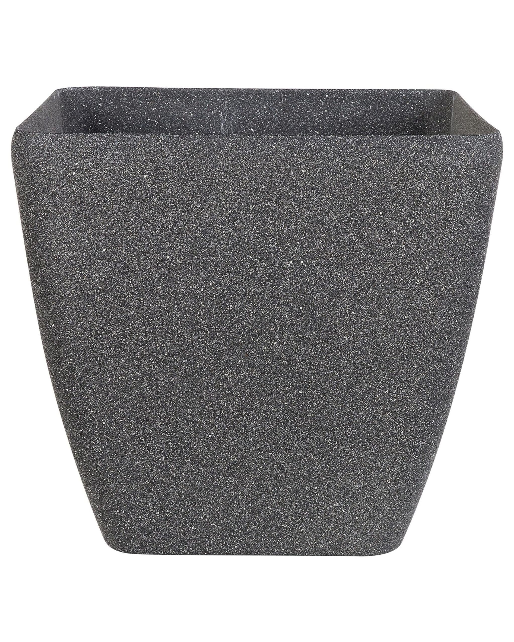 beliani-zeli-blumentopf-dunkelgrau-49x49x49-cm-86-l-witterungsbest-ndig image 1