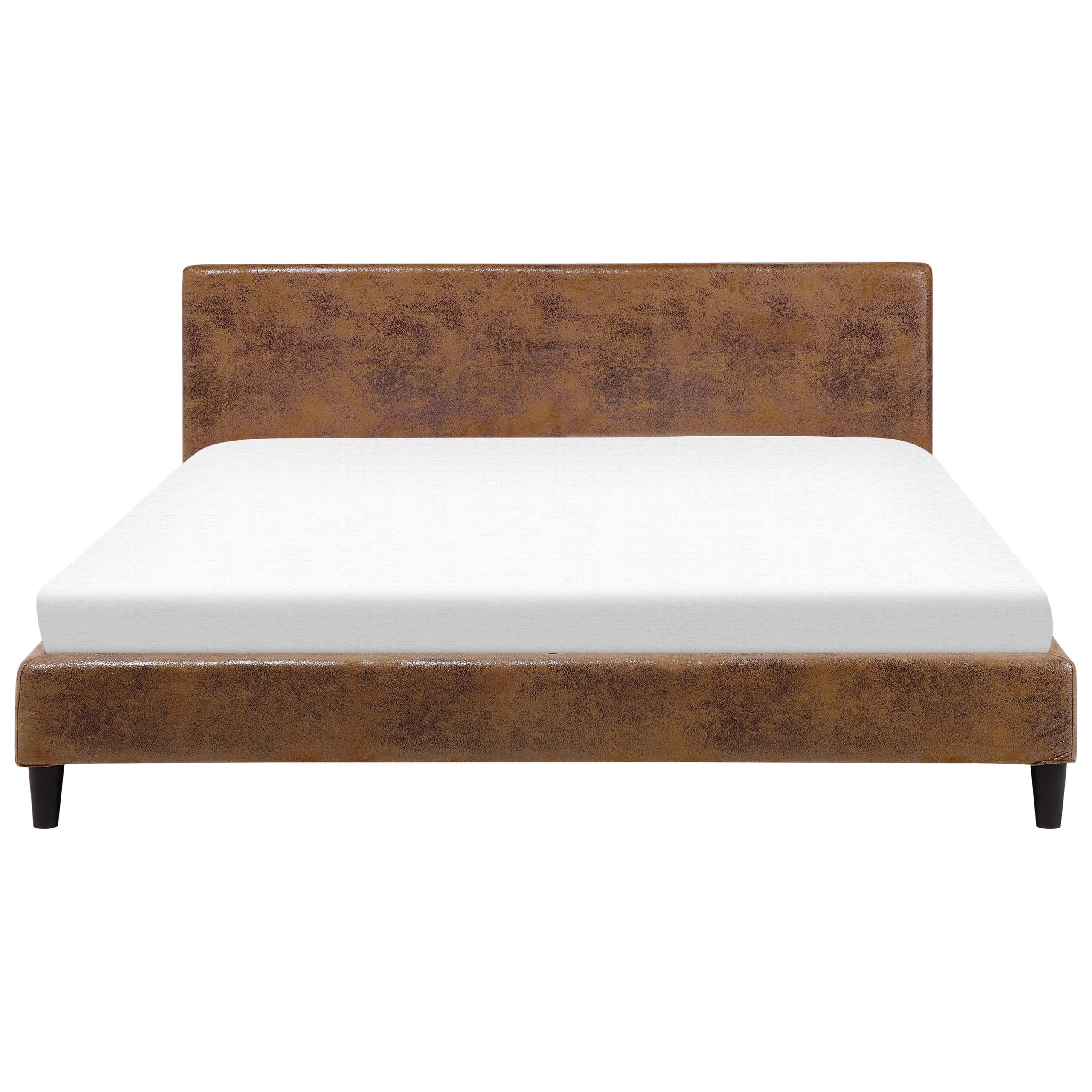 beliani-fitou-doppelbett-180x200-lederoptik-braun-waschbar image 5