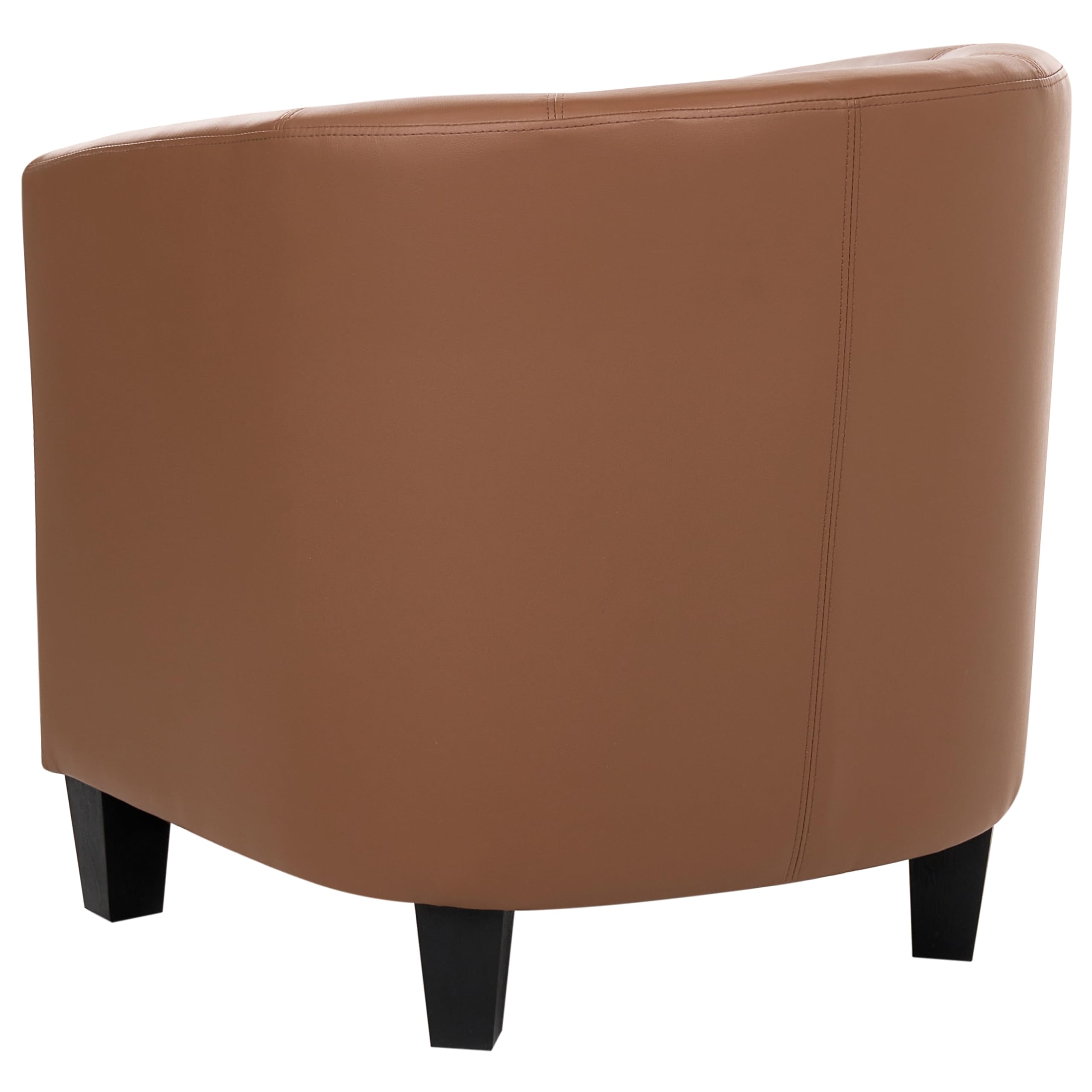 beliani-borwick-cocktailsessel-kunstleder-braun-sessel image 5