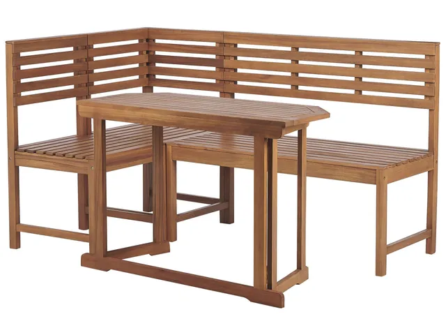 beliani-treia-garten-eckbank-akazienholz-4-teilig-klapptisch image 1