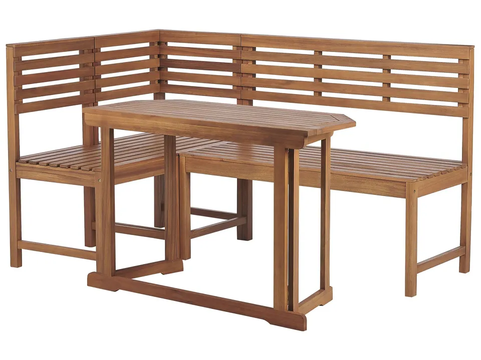 beliani-treia-garten-eckbank-akazienholz-4-teilig-klapptisch image 1