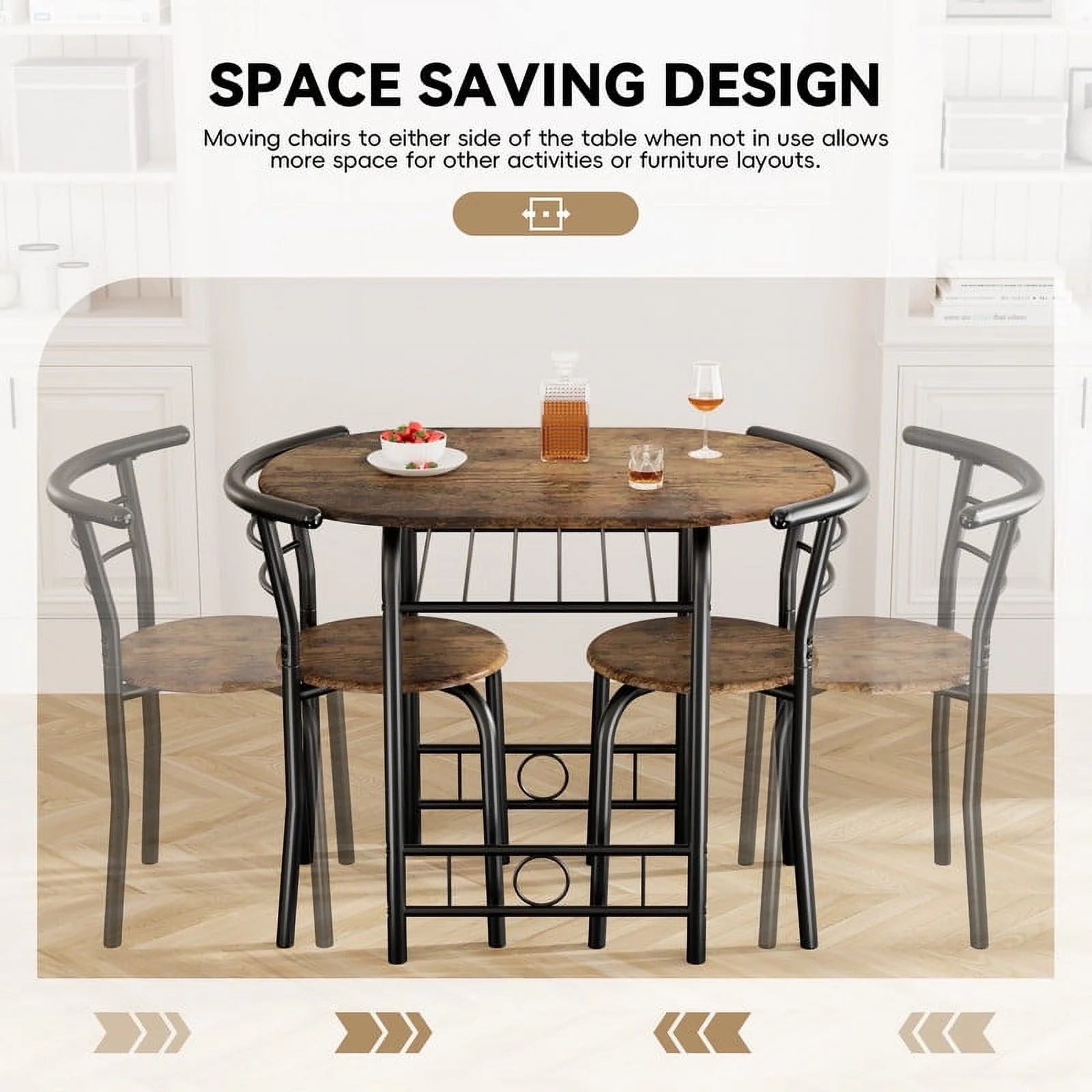 homall-metal-chair-esstisch-set-3-teilig-wei-silber-f-r-2 image 5