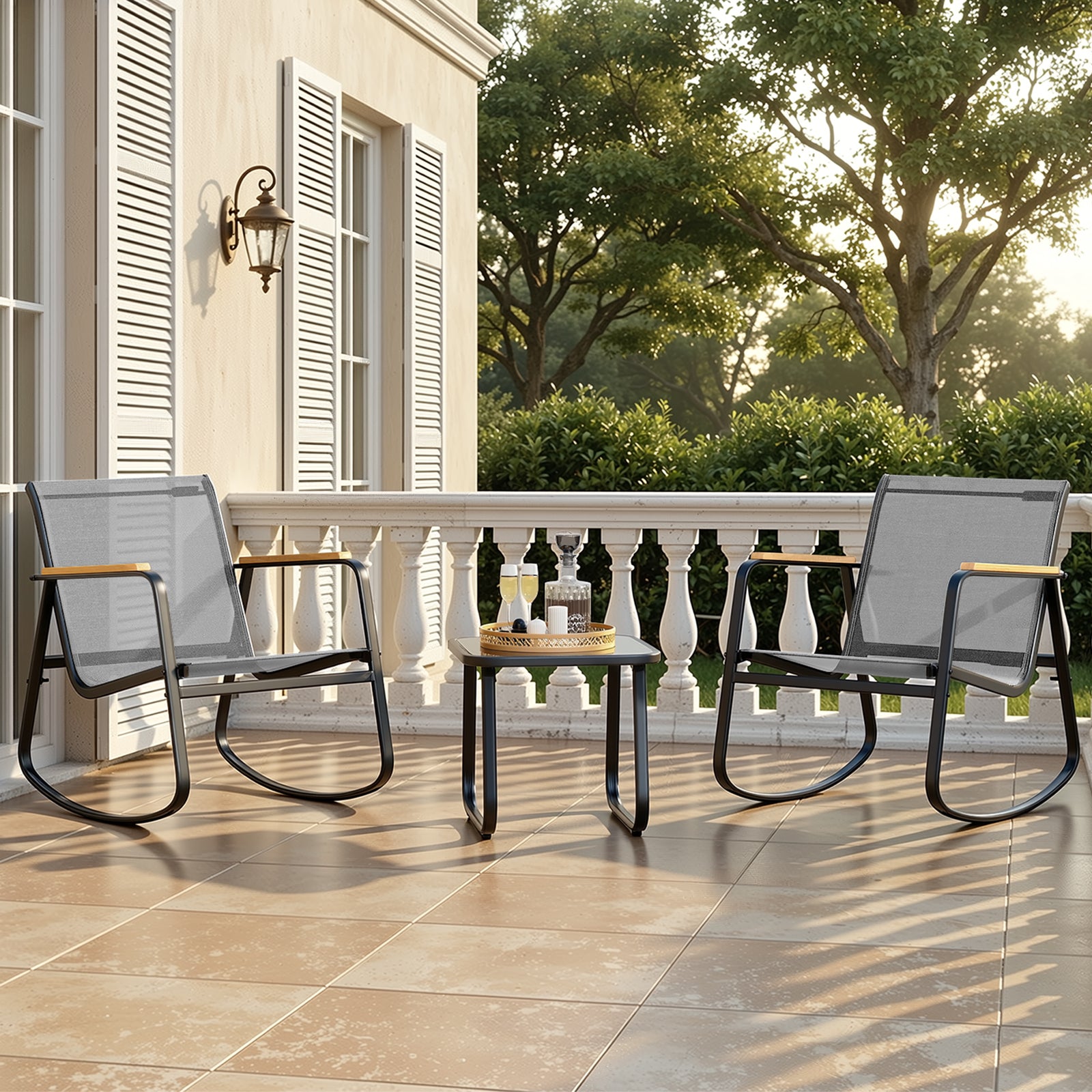 bealife-gartenm-bel-wr218-set-grau-3-teilig-schaukelstuhl-glastisch image 3