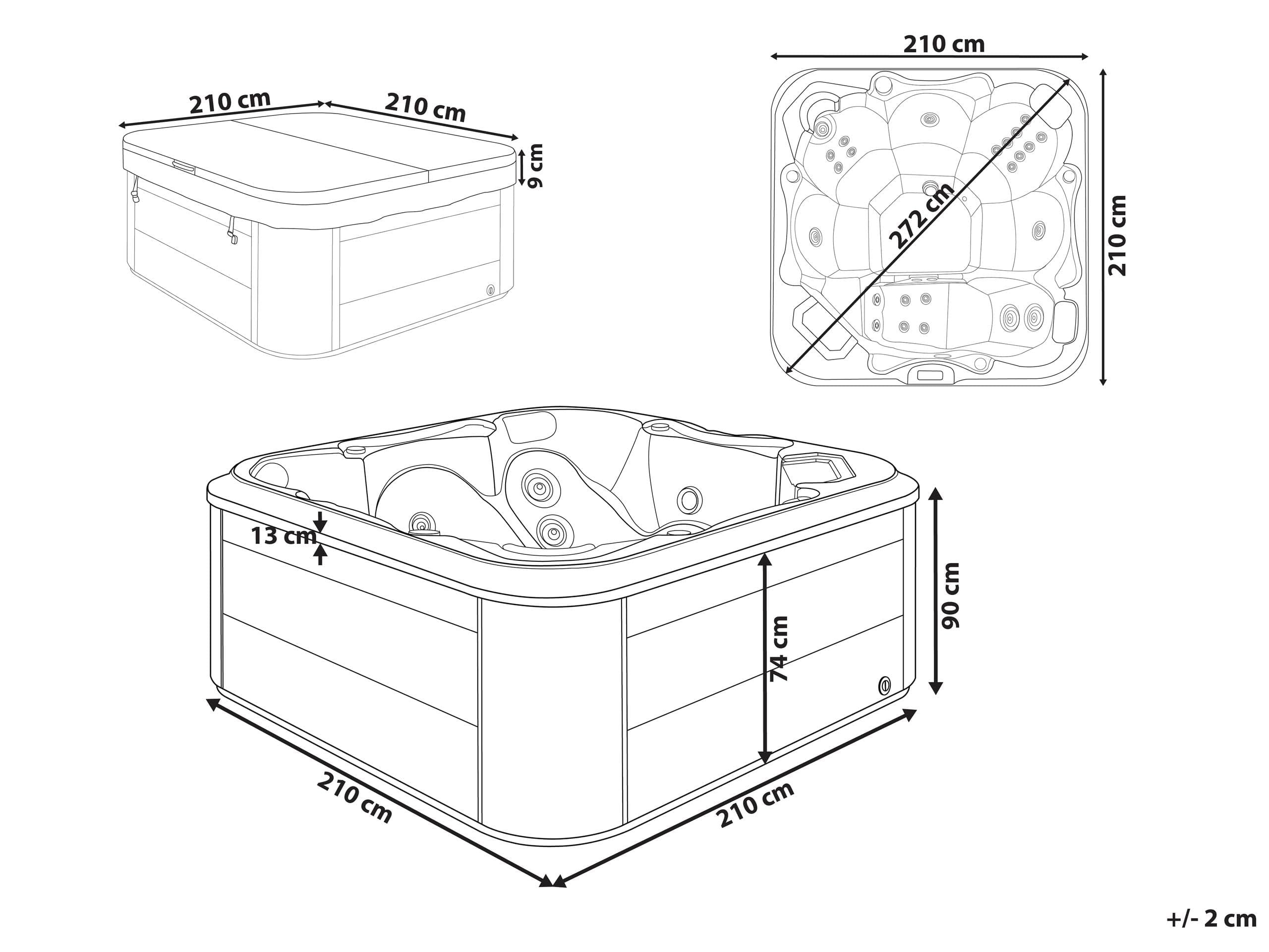 beliani-tularosa-whirlpool-210x210-wei-mit-led-und-massage image 3