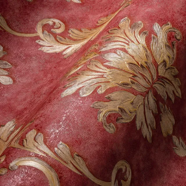 architects-paper-32422-6-vliestapete-rot-metallic-barock image 1