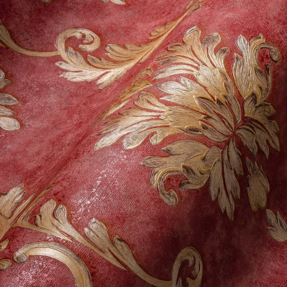 architects-paper-32422-6-vliestapete-rot-metallic-barock image 1