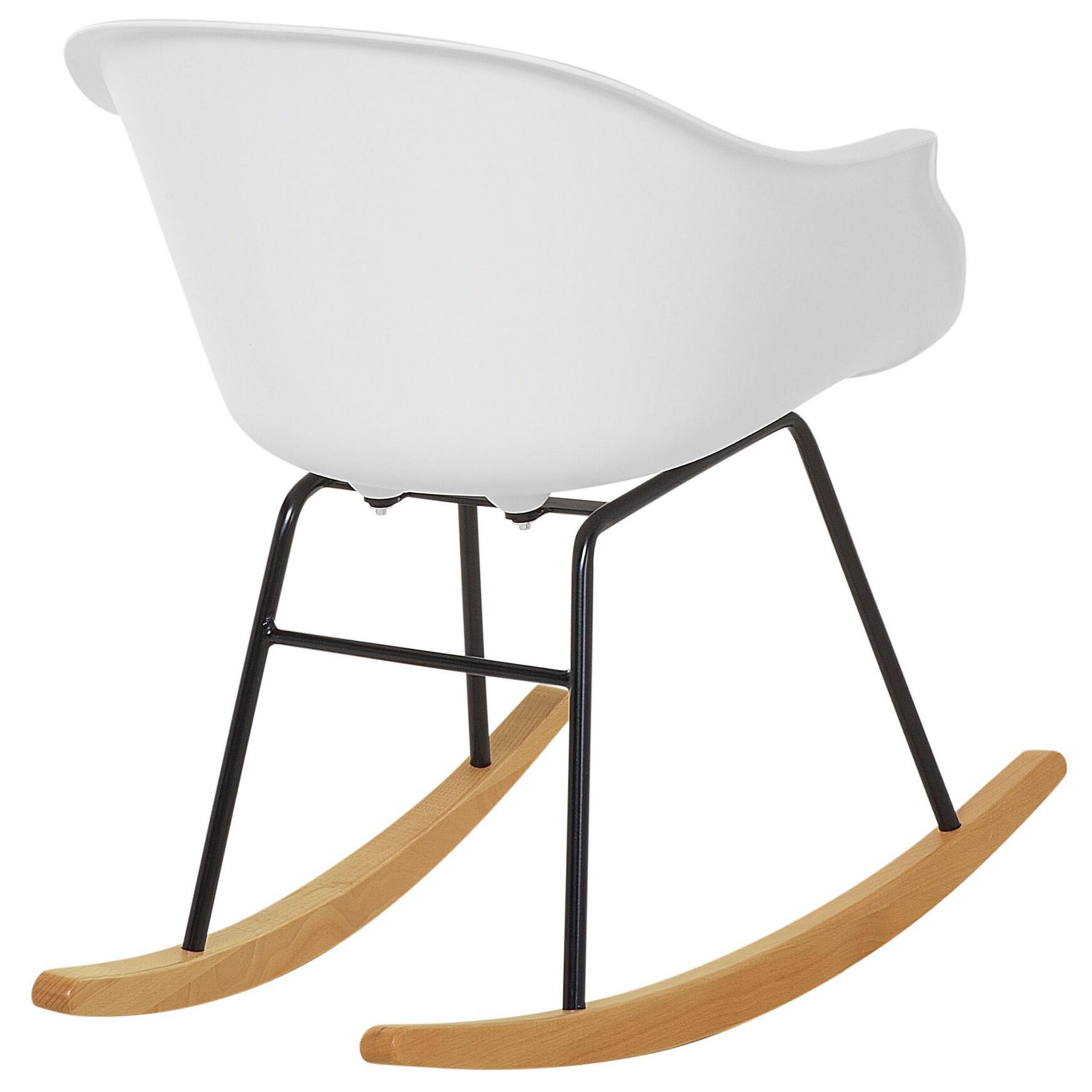 beliani-schaukelstuhl-sessel-wei-kunststoff-holzbeine-retro image 7
