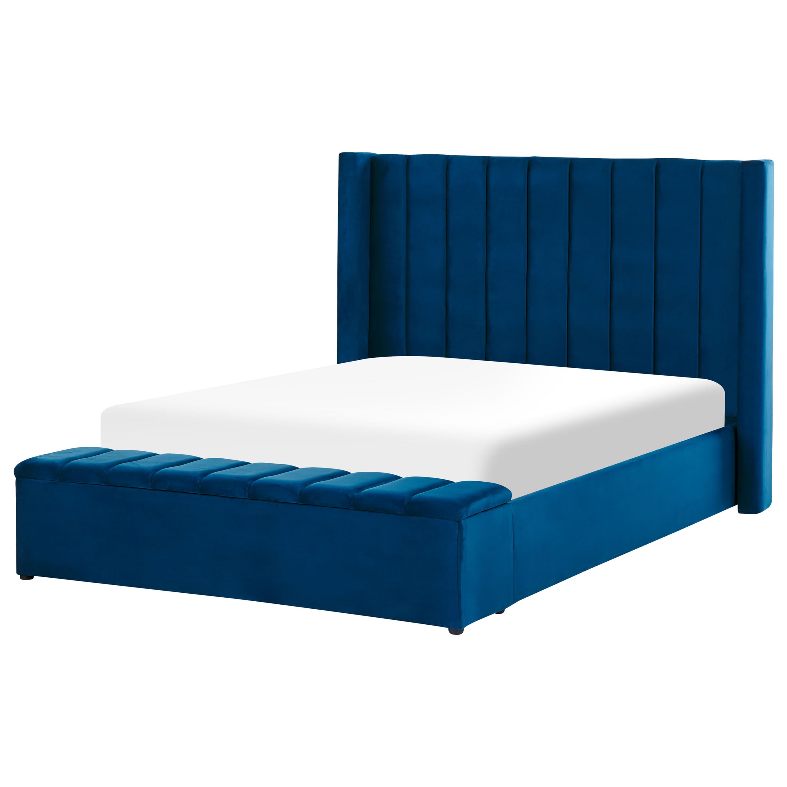 beliani-betten-noyers-samtbett-140x200-marineblau-mit-stauraum image 5