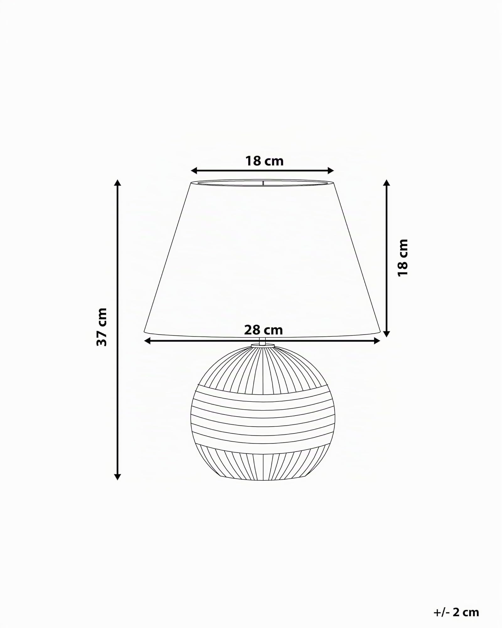 beliani-sado-tischleuchte-braun-beige-37-cm-porzellan image 3