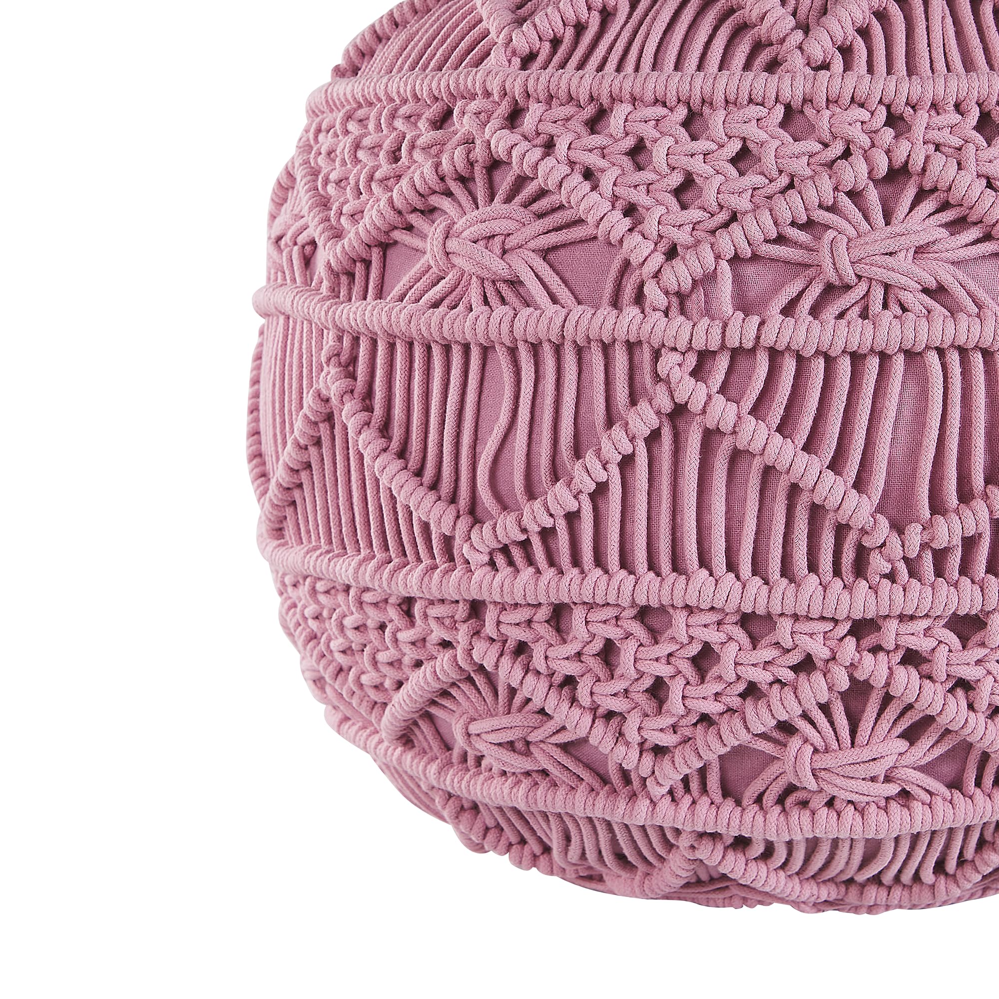 beliani-kayseri-pouf-40x40-cm-rosa-gestrickt-rund image 5