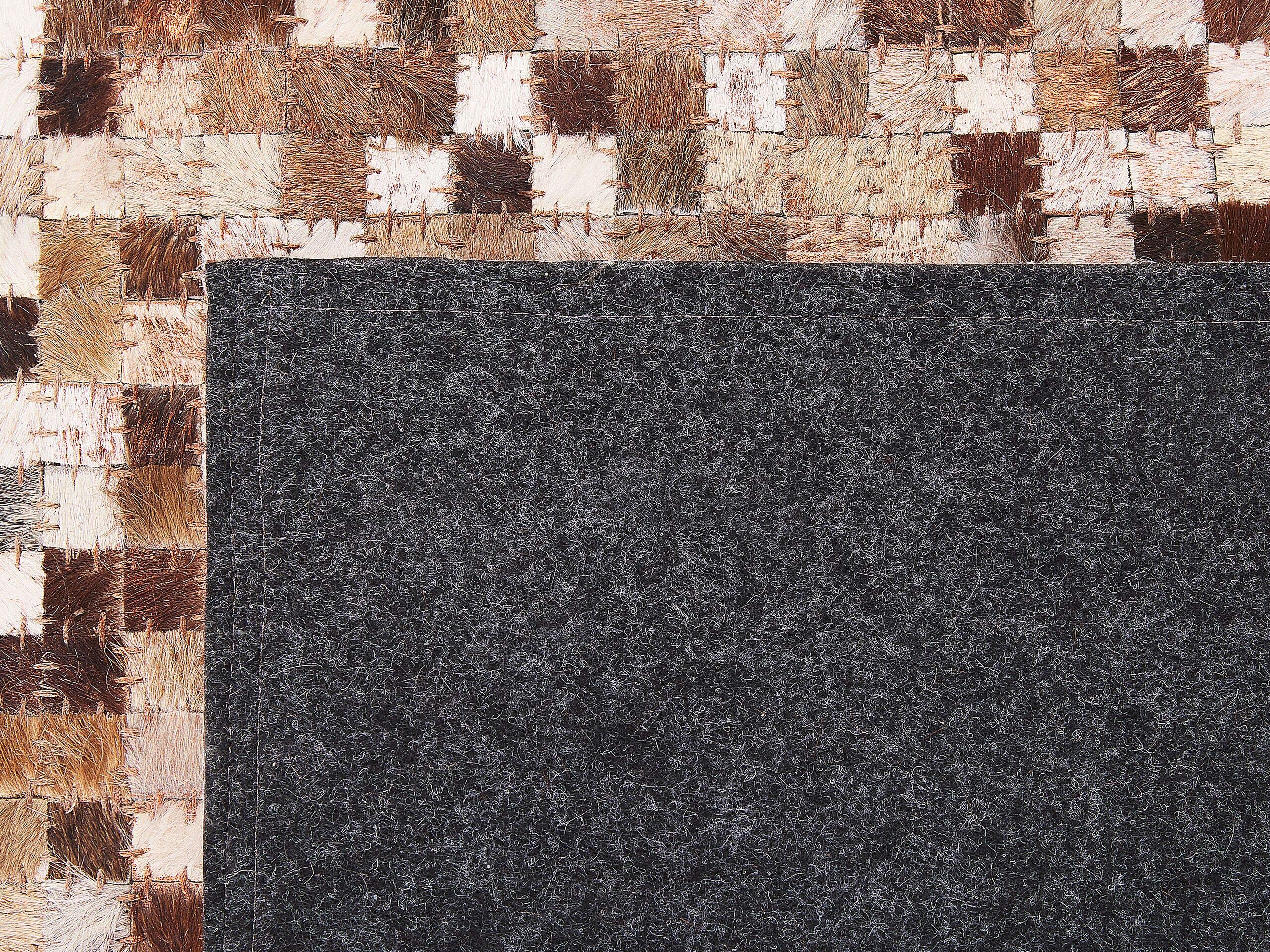 beliani-teppiche-torul-lederteppich-160x230-braun-beige-mosaik image 7