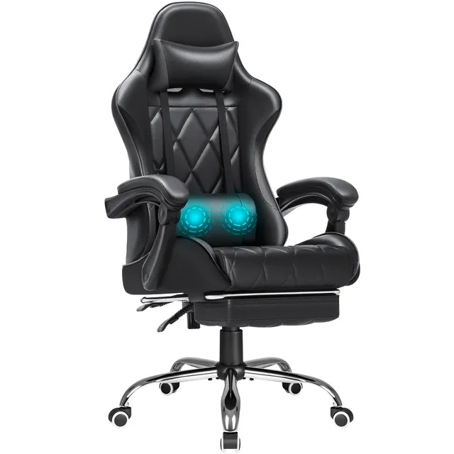 homall-gaming-chair-massage-gamingstuhl-wei-mit-fu-st-tze image 1