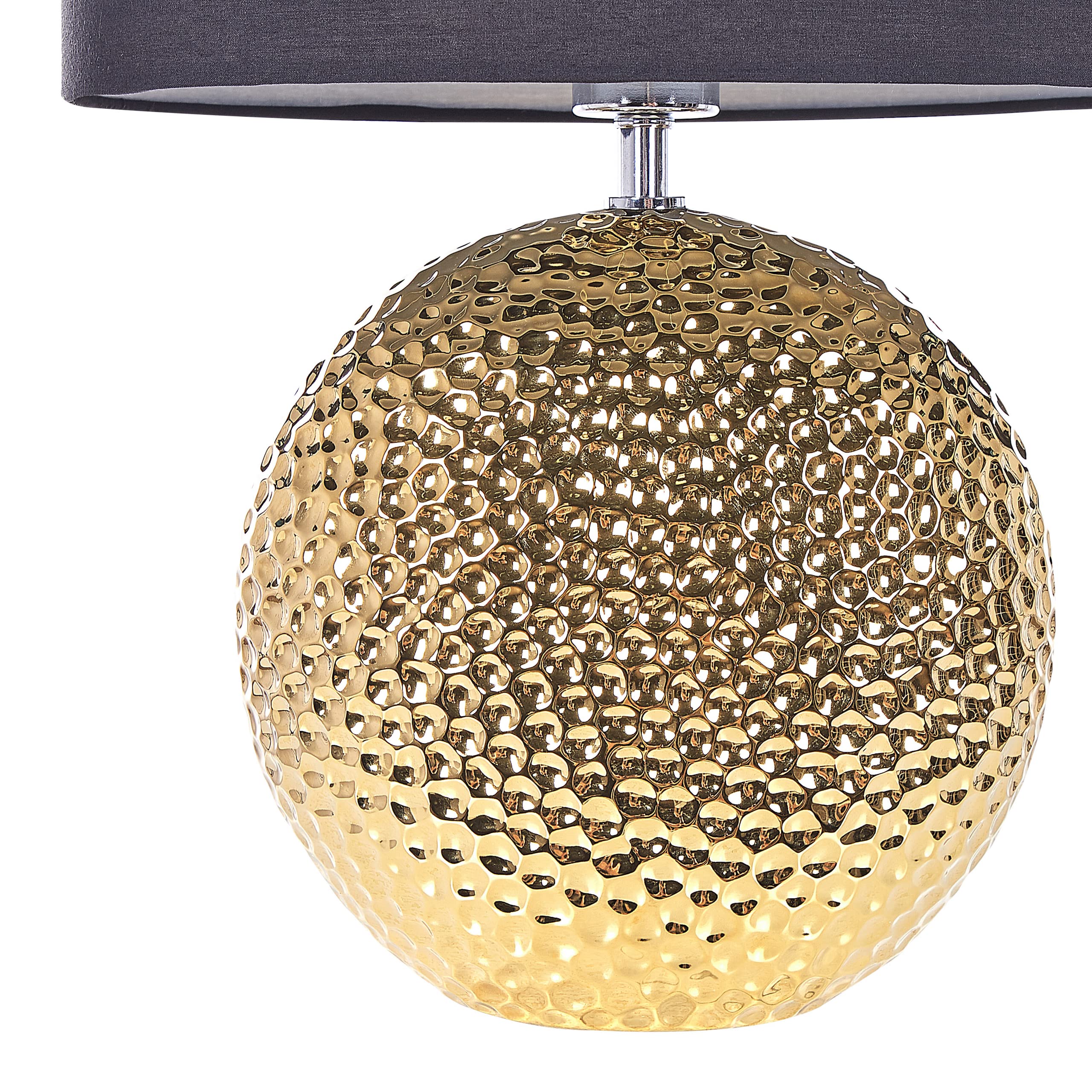 beliani-nasva-tischlampe-gold-schwarz-keramik-stoffschirm image 7