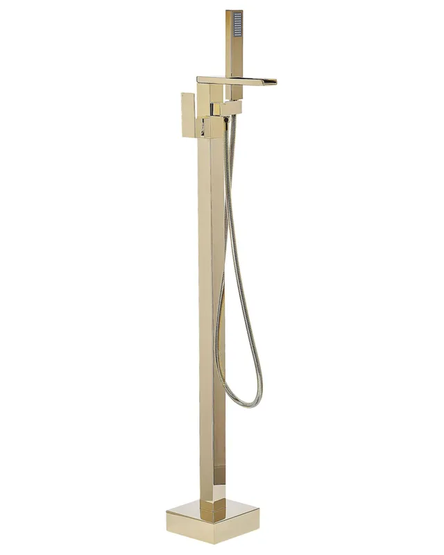 beliani-boyoma-badewannenarmatur-freistehend-gold-gl-nzend image 1