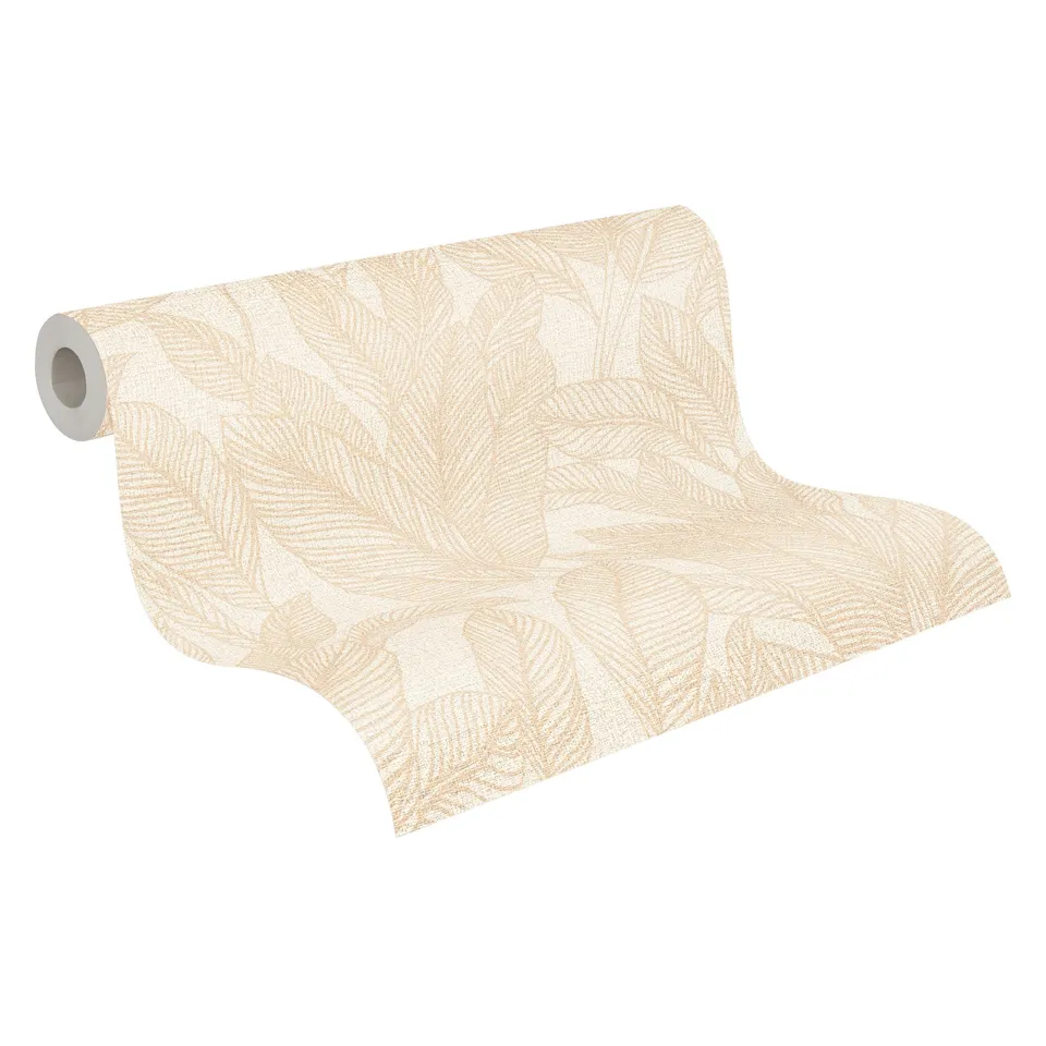 a-s-cr-ation-cosmopolitan-blatt-vliestapete-beige-10-05m image 1