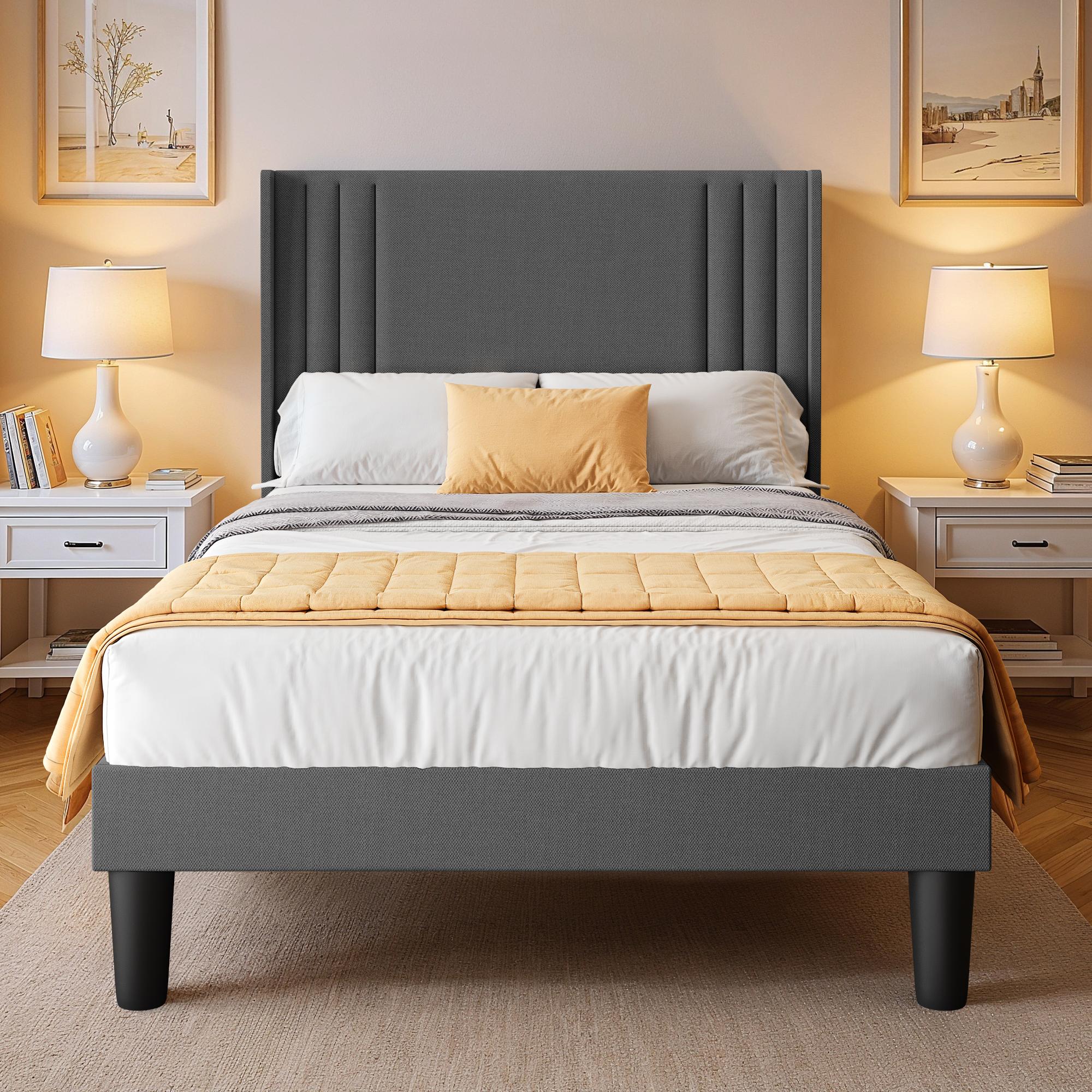 bealife-bf45-doppelbett-120x200-dunkelgrau-mit-lattenrost image 8