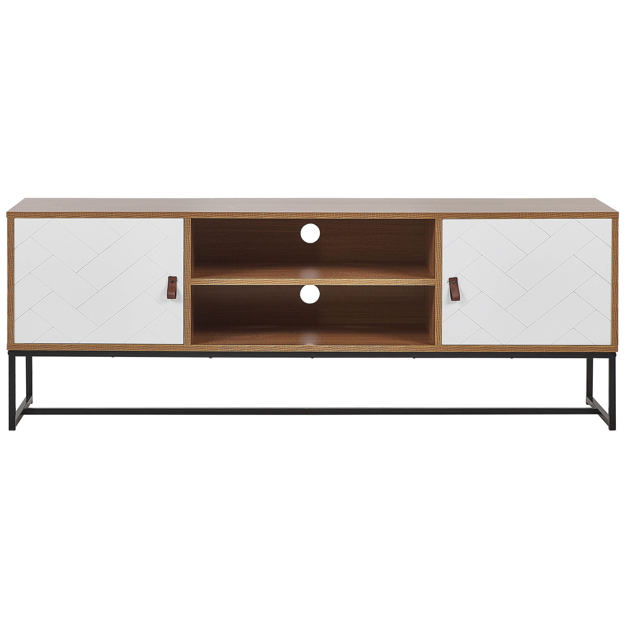 beliani-nueva-lowboard-tv-m-bel-hell-holz-wei-2-t-ren image 4