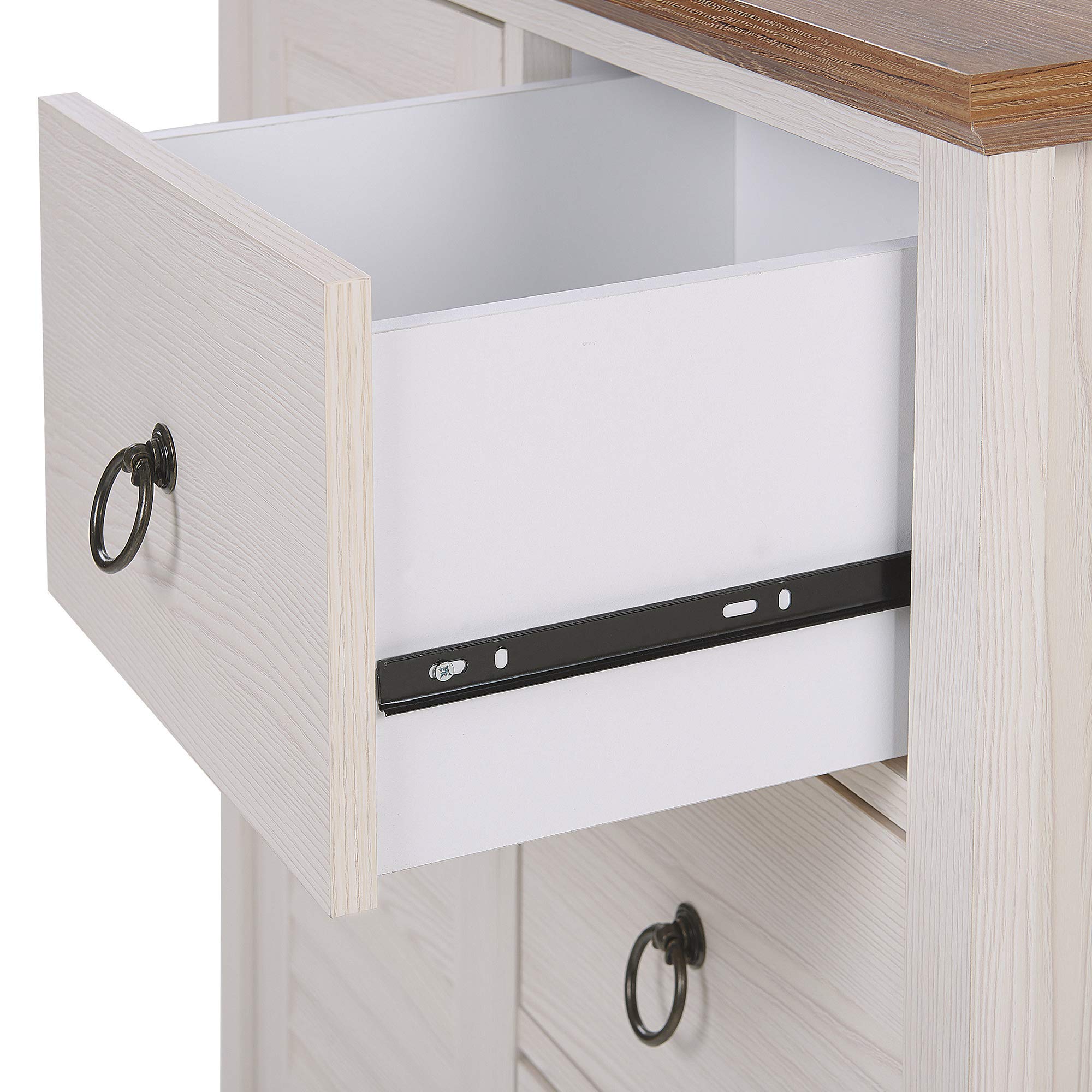 beliani-kirkland-sideboard-beige-3-schubladen-rustikal-80-cm image 7