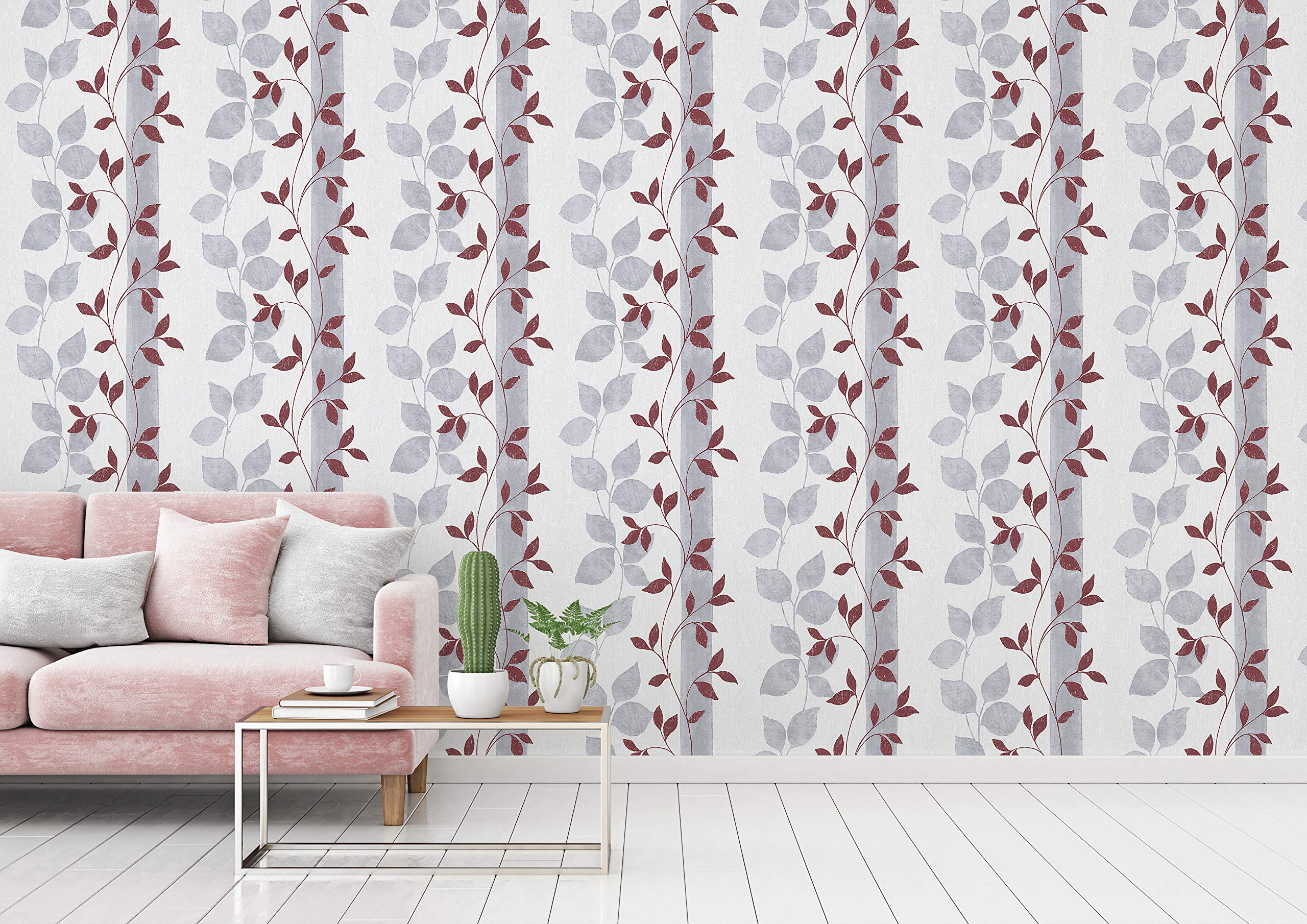 a-s-cr-ation-paloma-300925-vliestapete-floral-grau-rot image 5