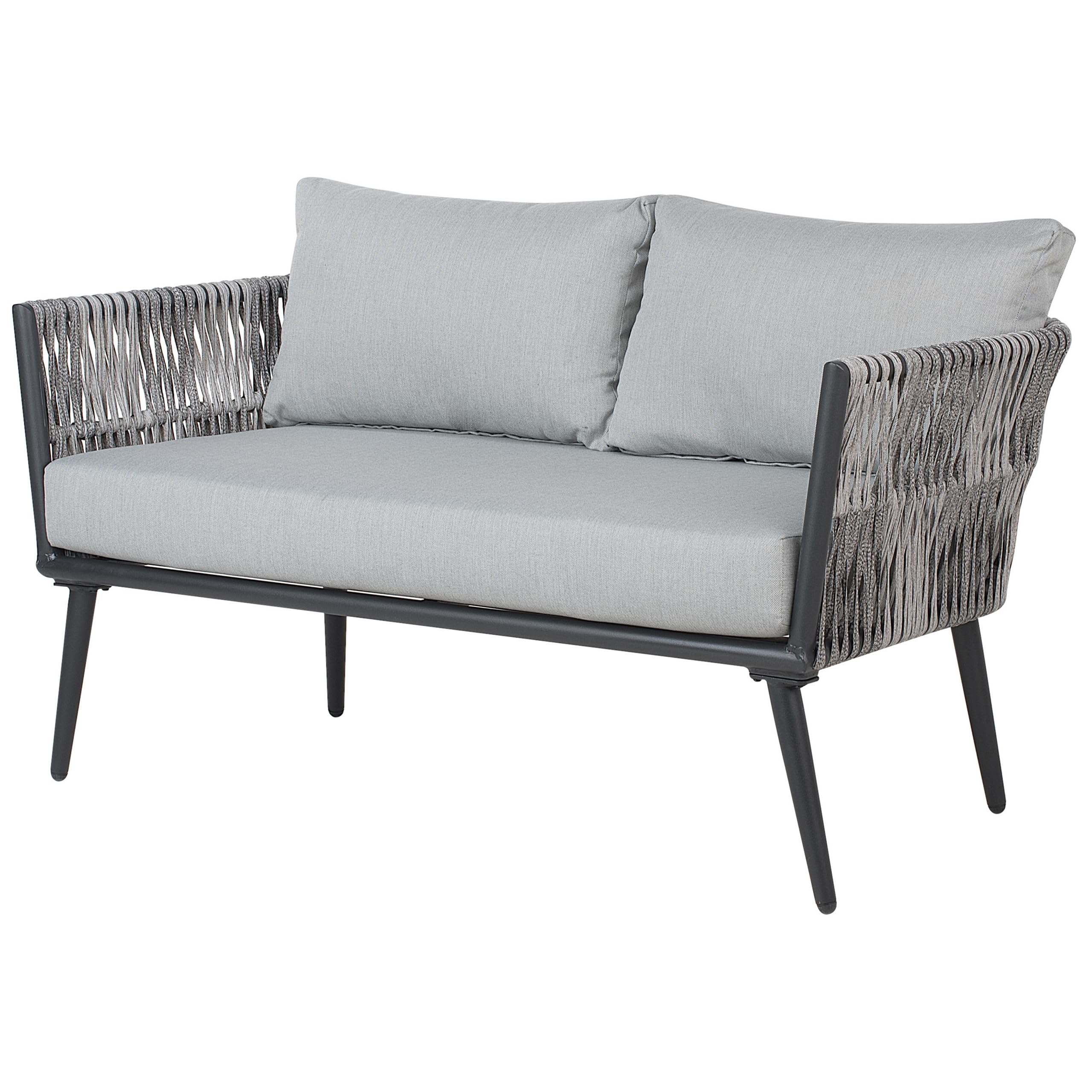 beliani-preveza-garten-set-rattan-grau-schwarz-4-sitzer image 7