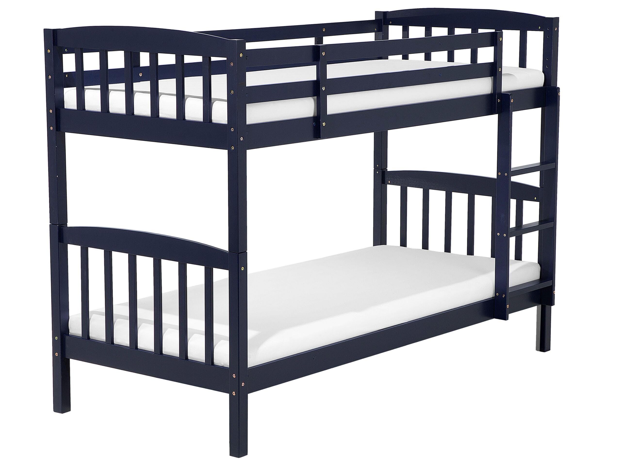 beliani-revin-hochbett-90x200-kiefernholz-blau-kinder image 1
