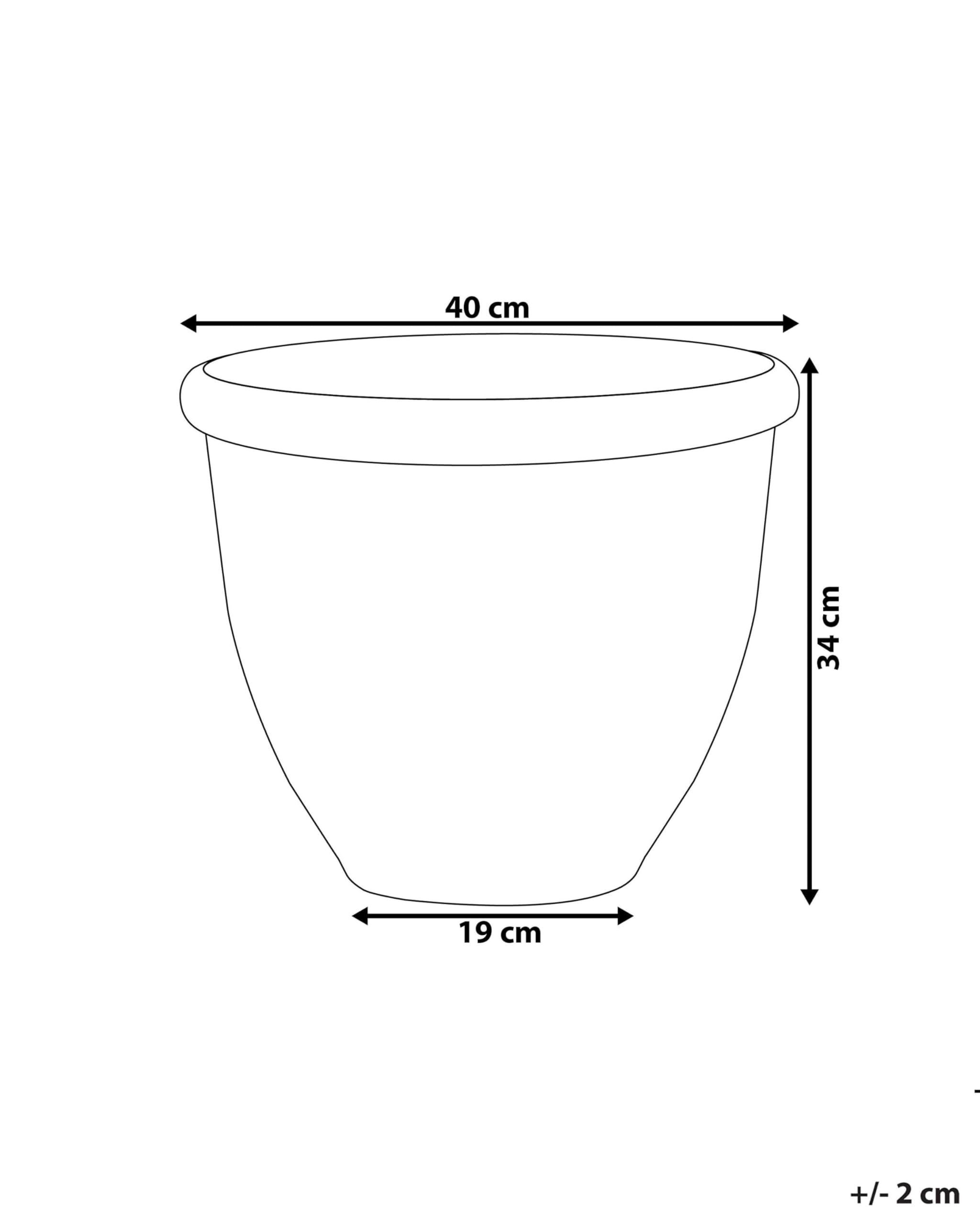 beliani-tesalia-blumentopf-braun-rund-40x40x34-cm-25-l image 3