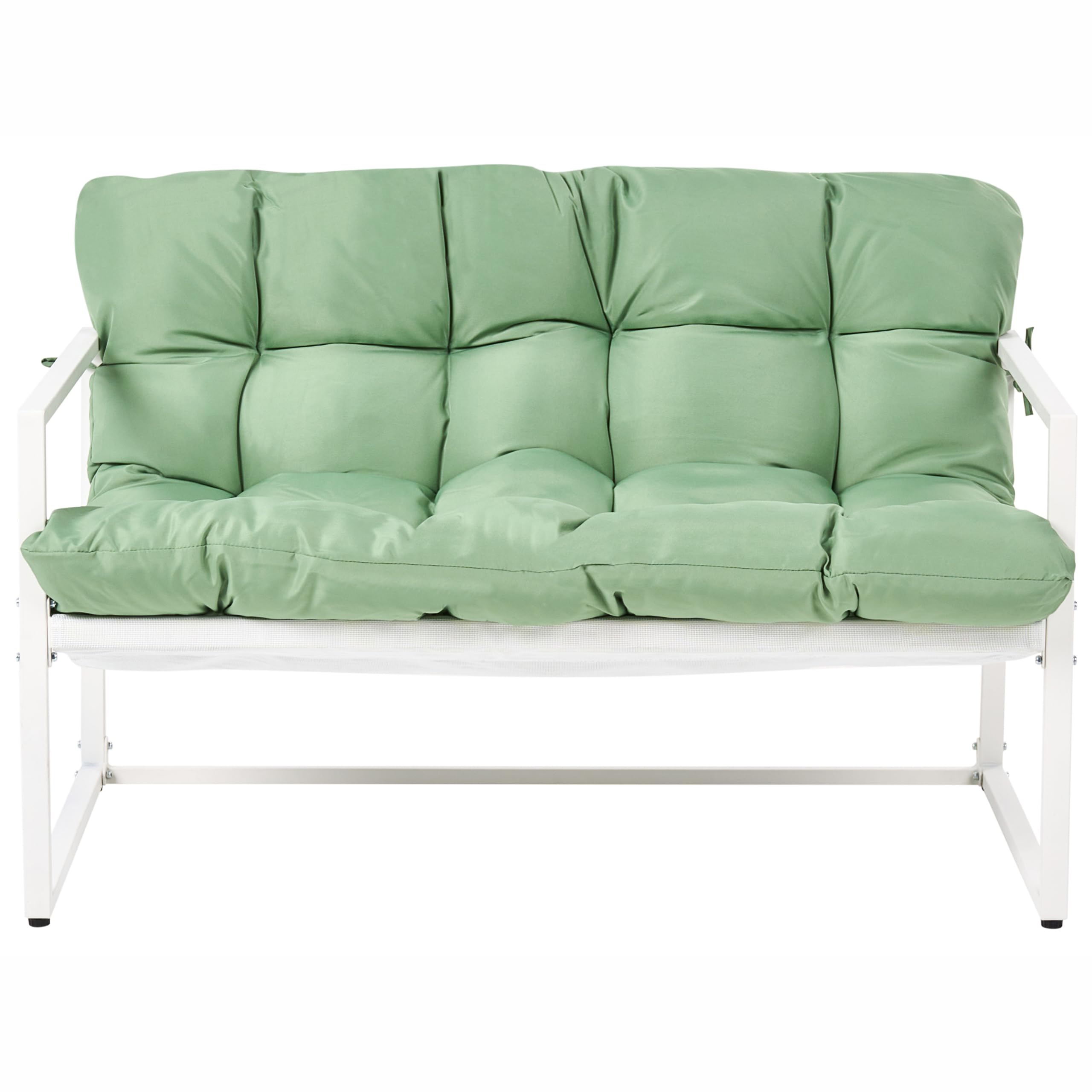 beliani-garda-gartenlounge-4-sitzer-stahl-gr-n-wei-mit-tisch image 6