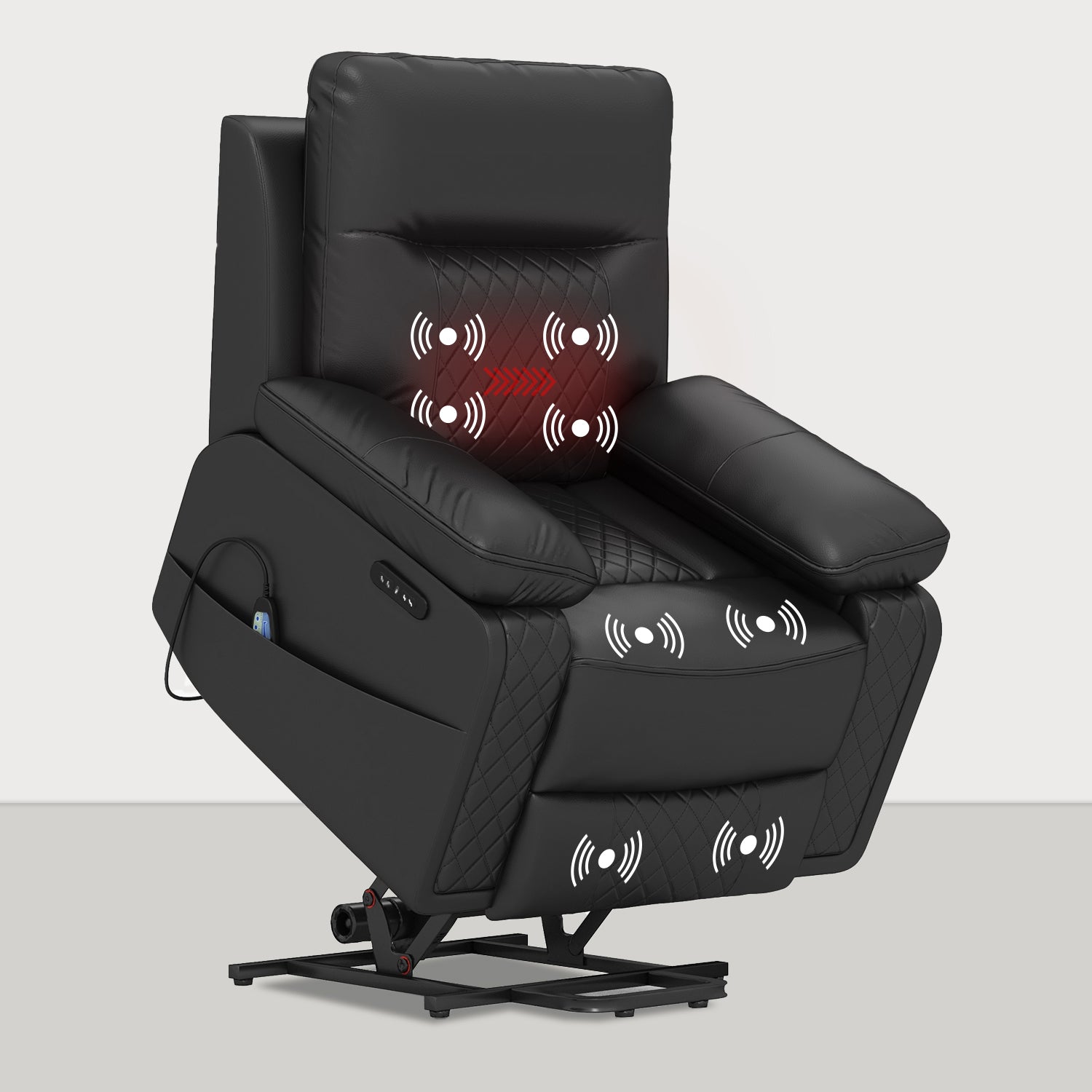 homall-recliner-chair-aufstehsessel-massage-w-rme image 1