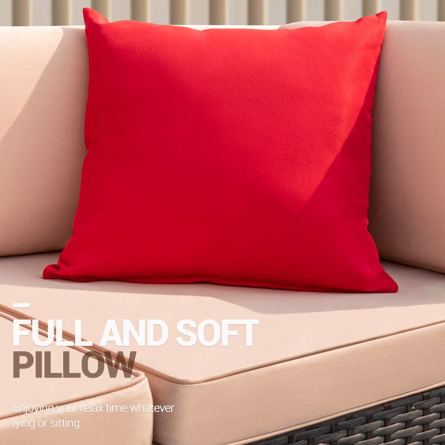 homall-patio-furniture-lounge-set-beige-5-teilig-rattan image 4