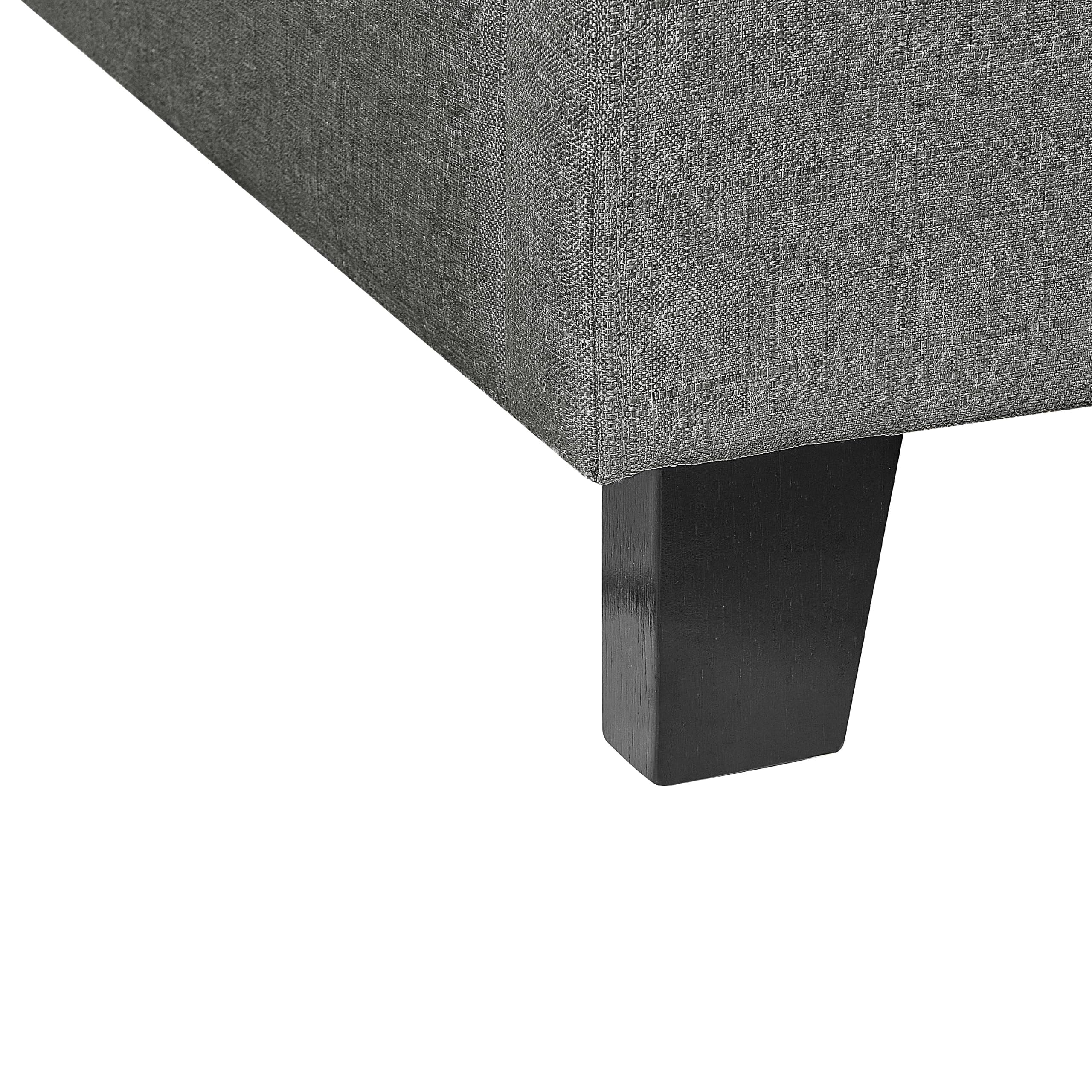 beliani-polsterbett-grau-leinenoptik-90x200-lattenrost image 8