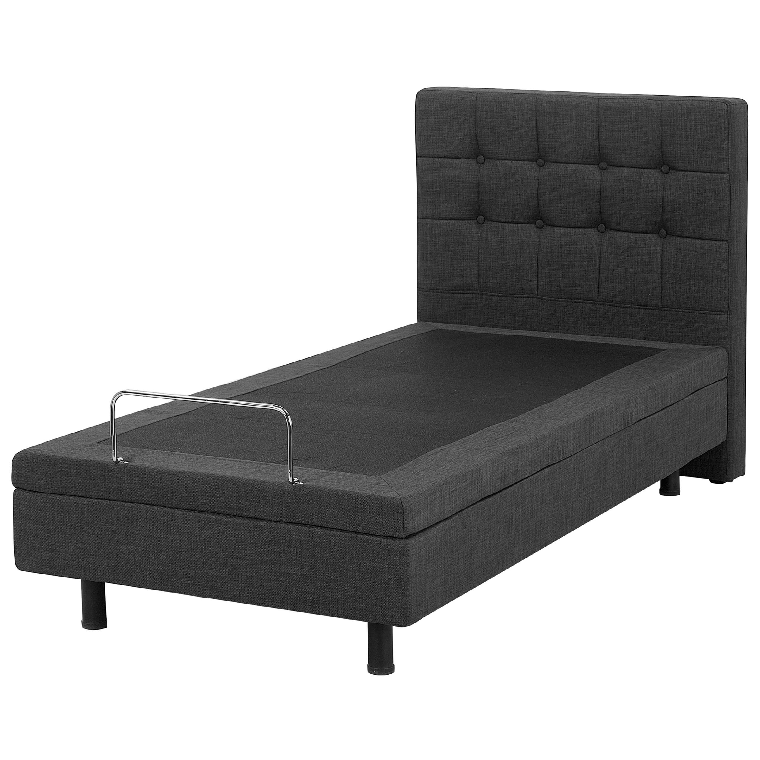 beliani-duke-polsterbett-80x200-dunkelgrau-elektrisch-verstellbar image 5