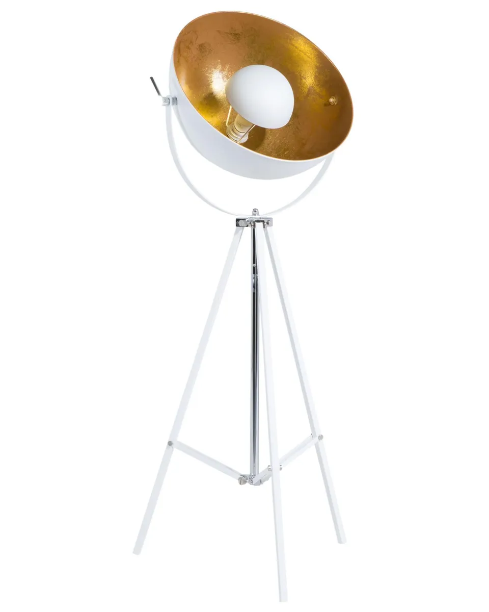 beliani-thames-ii-stehlampe-metall-wei-gold-165-cm image 1