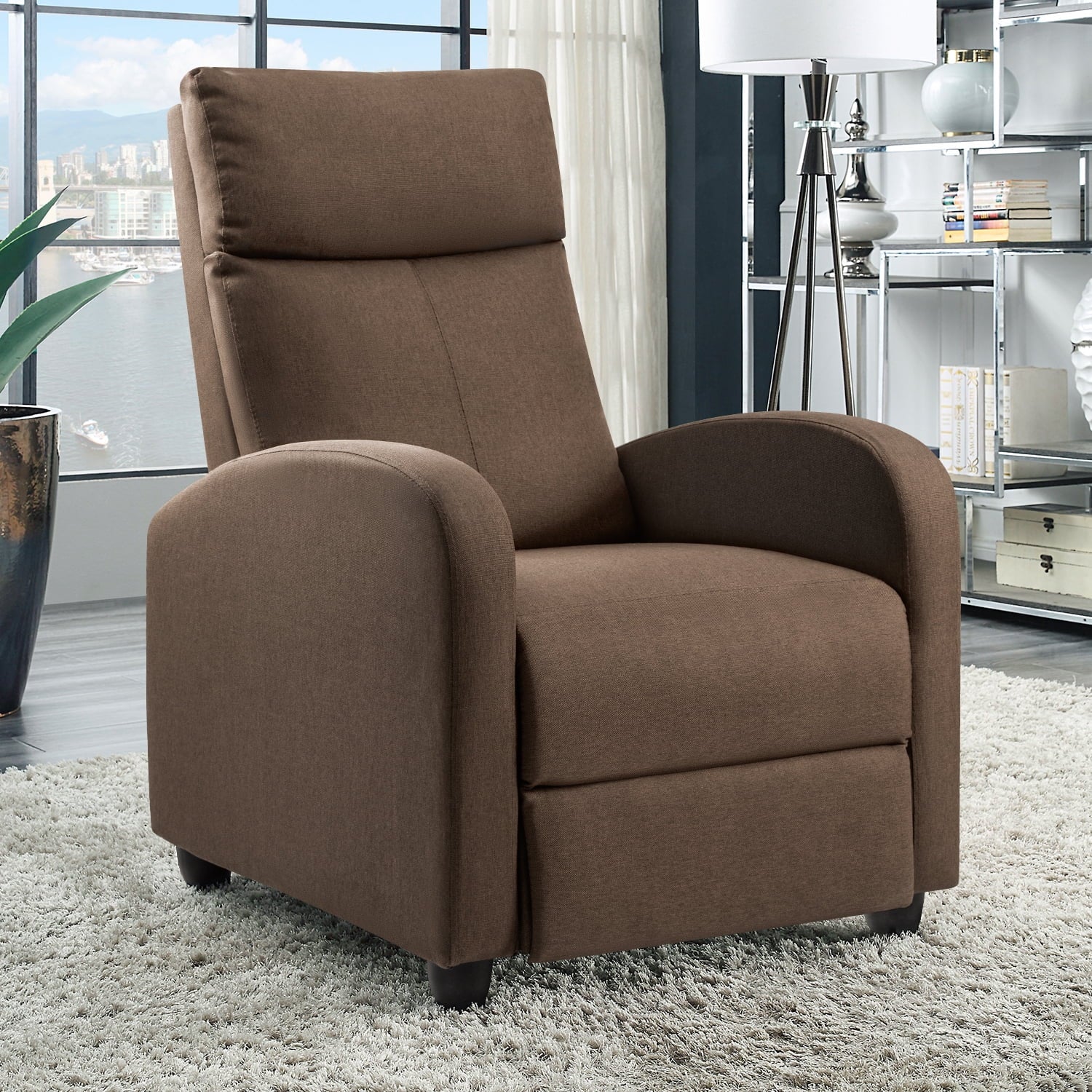 homall-sessel-stoff-beige-verstellbar-fernsehsessel image 3