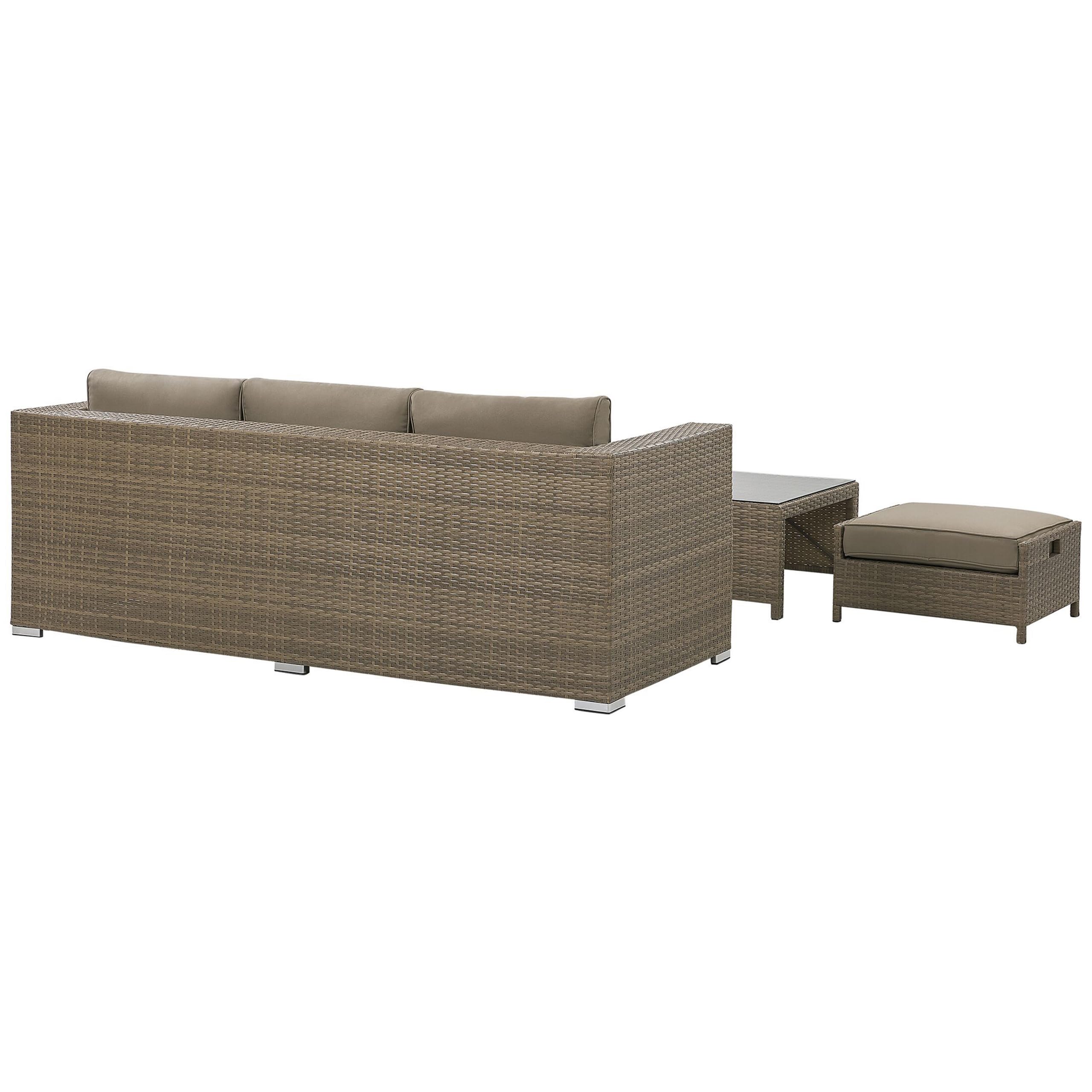 beliani-belluno-lounge-rattan-braun-5-personen-mit-glastisch image 8