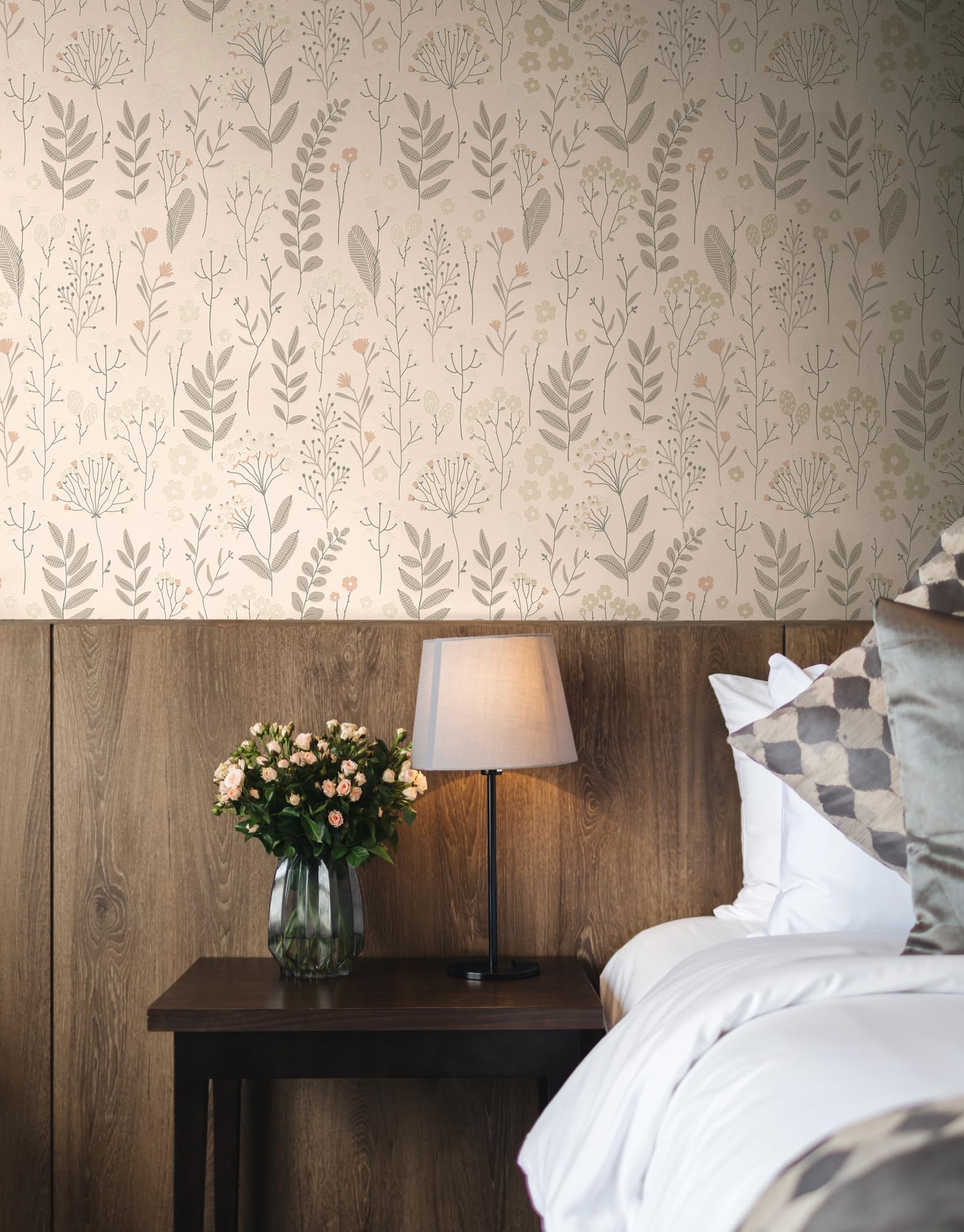 a-s-cr-ation-attractive-3-790873-vliestapete-beige-rosa-floral image 2