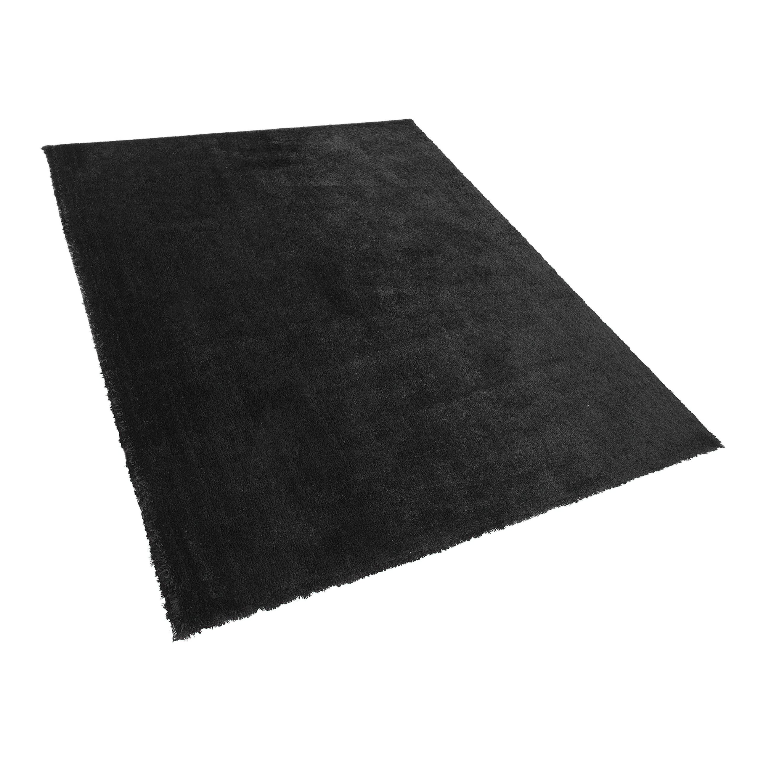 beliani-evren-shaggy-teppich-schwarz-140x200-cm-hochflor image 4