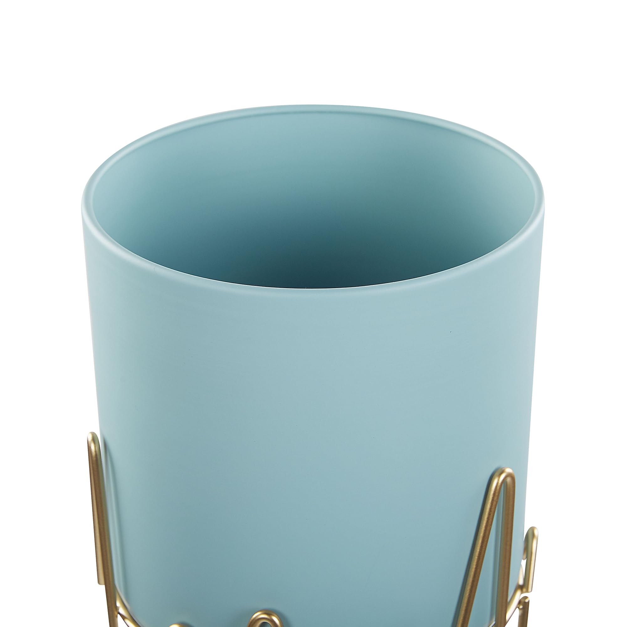 beliani-kalandra-pflanzenst-nder-hellblau-metall-19x19x39-cm image 4