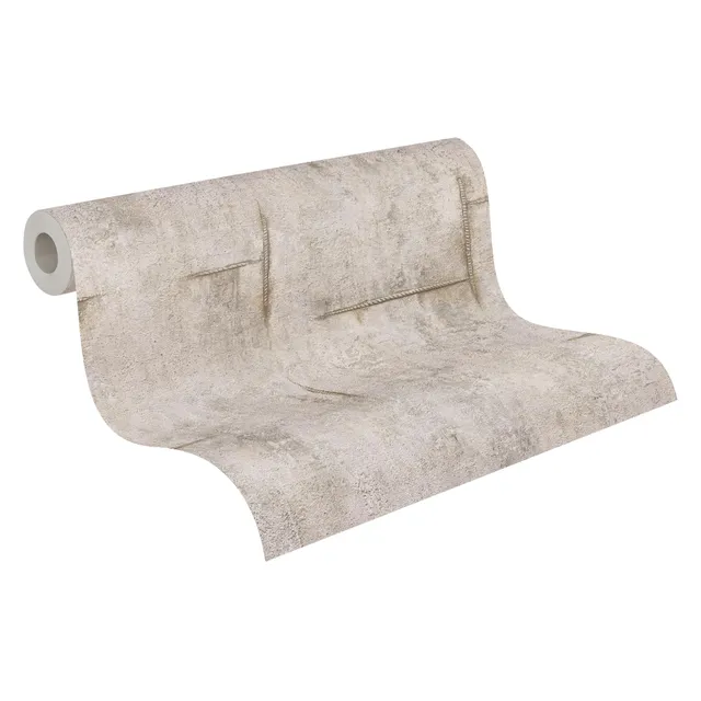 a-s-cr-ation-cosmopolitan-beton-vliestapete-grau-braun image 1
