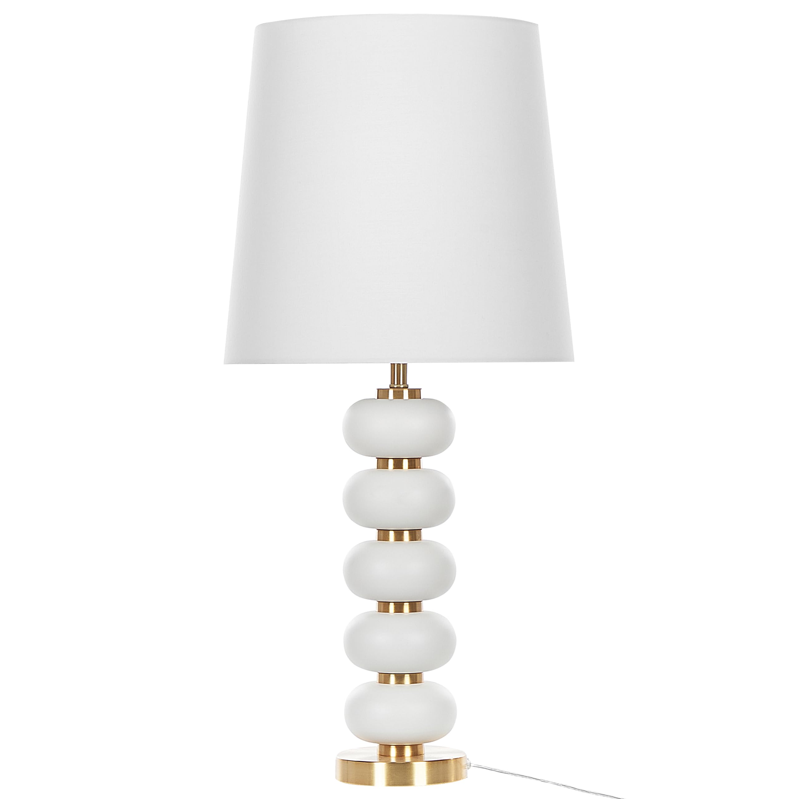beliani-frio-tischleuchte-wei-gold-80-cm-kugeln image 4