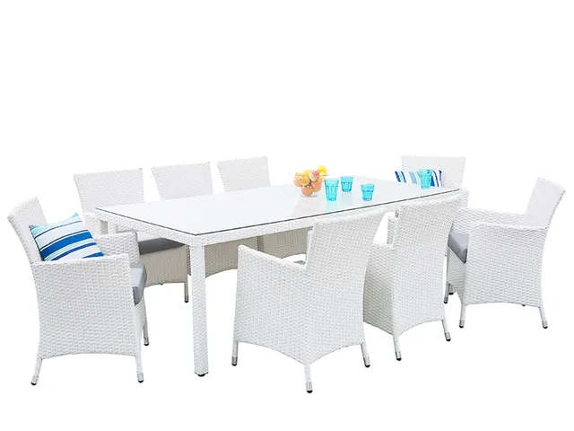 beliani-italy-gartenset-8-sitzer-rattan-wei-glas image 1