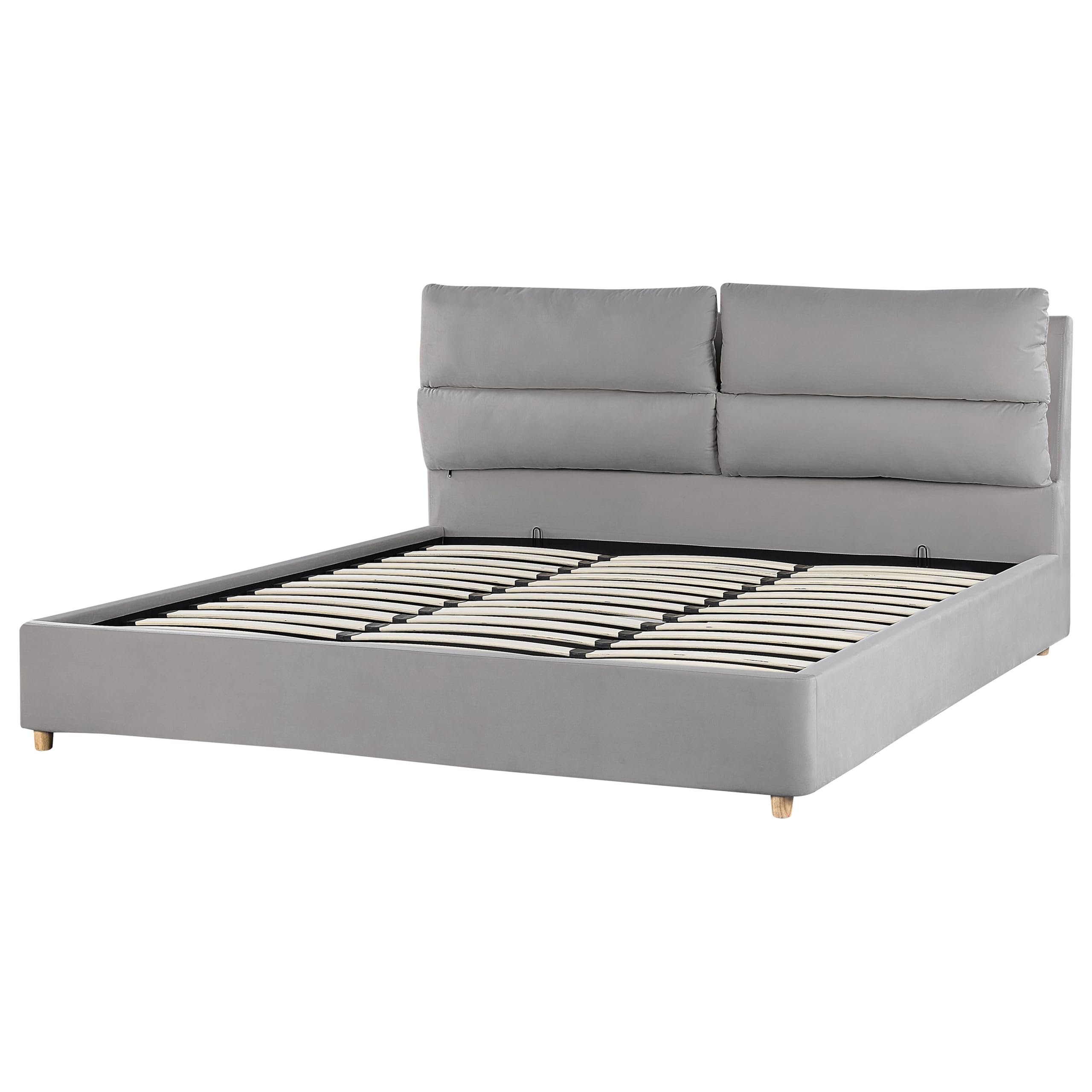 beliani-batilly-polsterbett-hellgrau-samt-180x200-bettkasten image 7