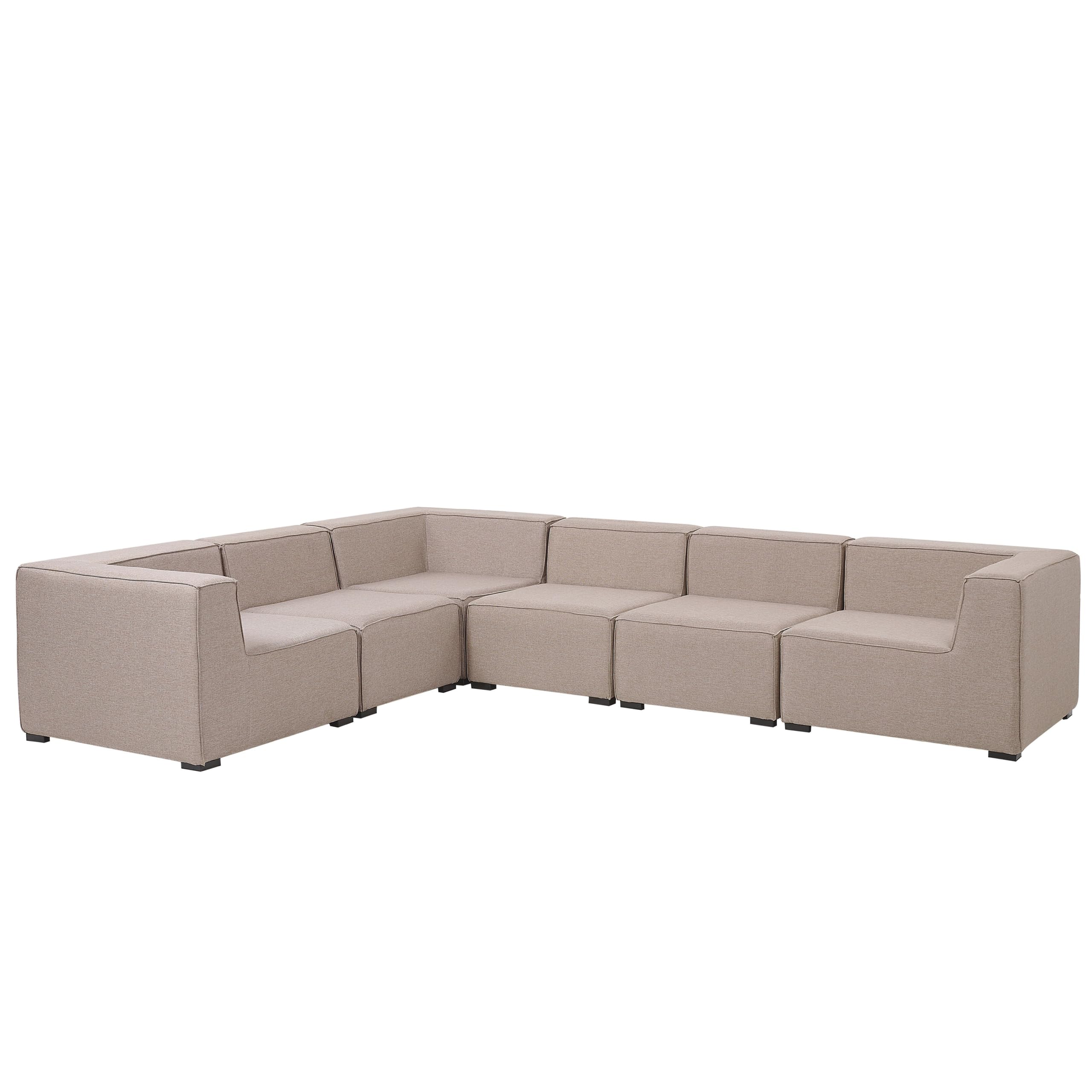 beliani-gartenm-bel-arezzo-lounge-set-beige-rechts-7-tlg image 6