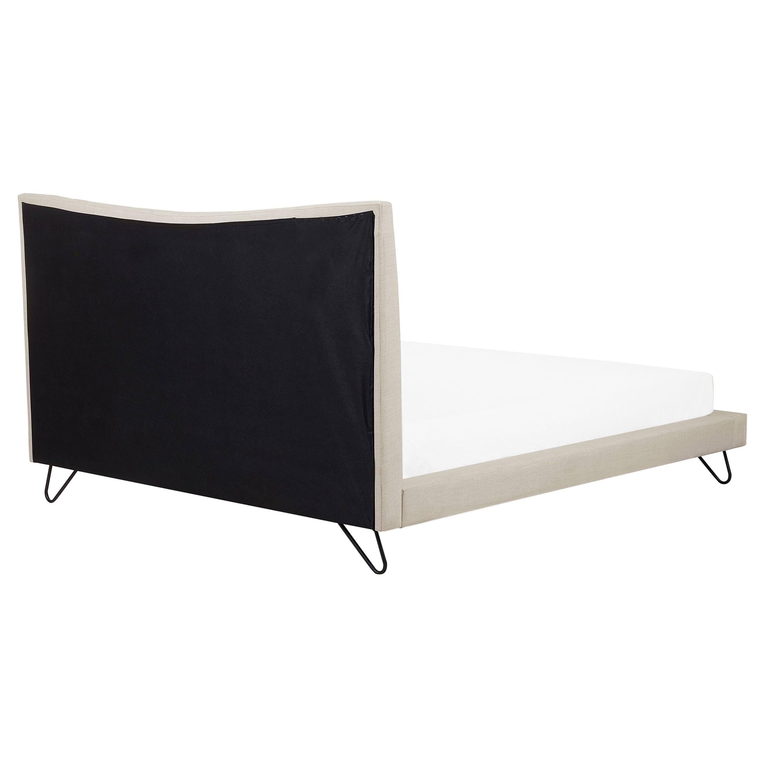 beliani-lannion-polsterbett-160x200-beige-leinenoptik-mit-lattenrost image 4