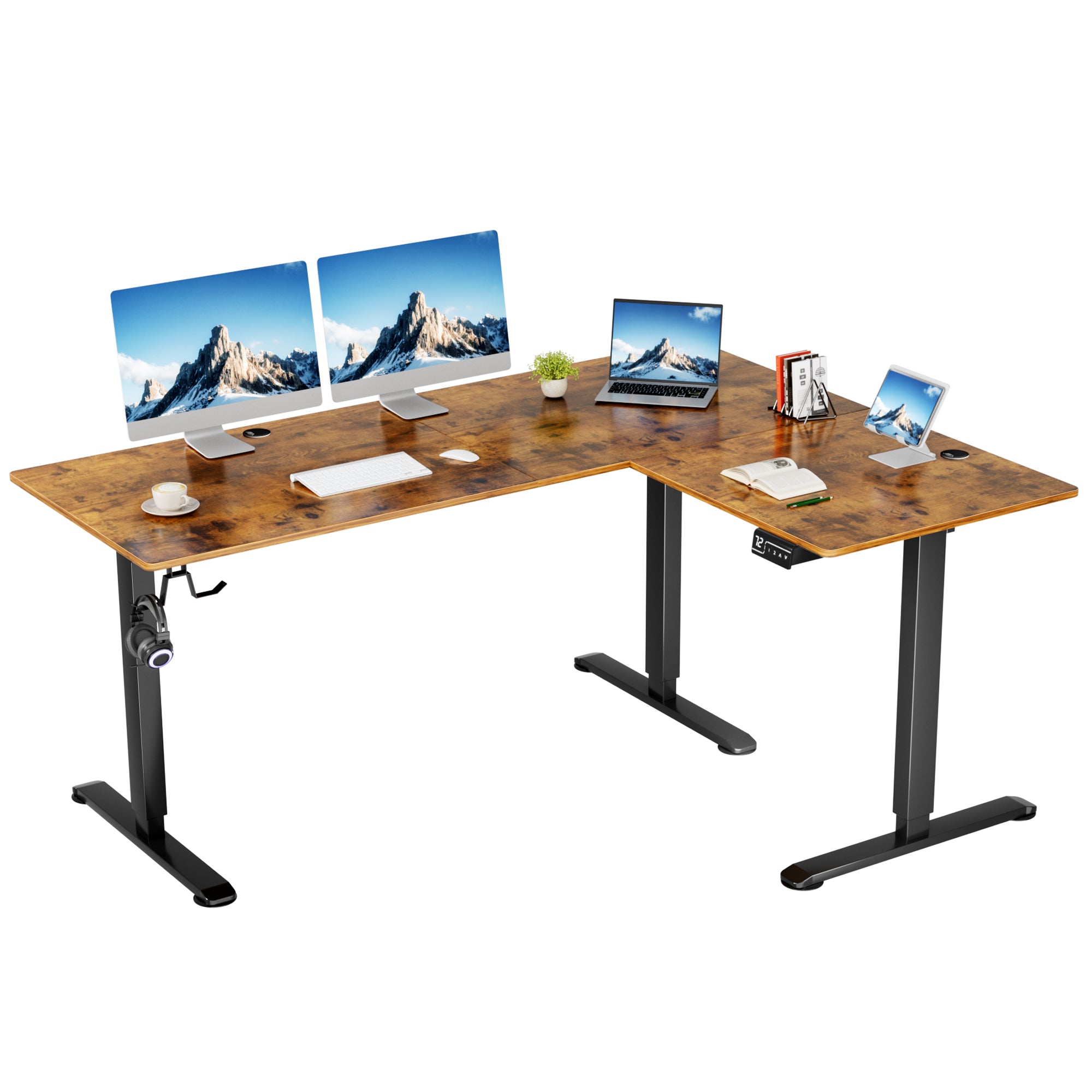 homall-standing-desk-l-form-elektrischer-schreibtisch-schwarz-l image 4