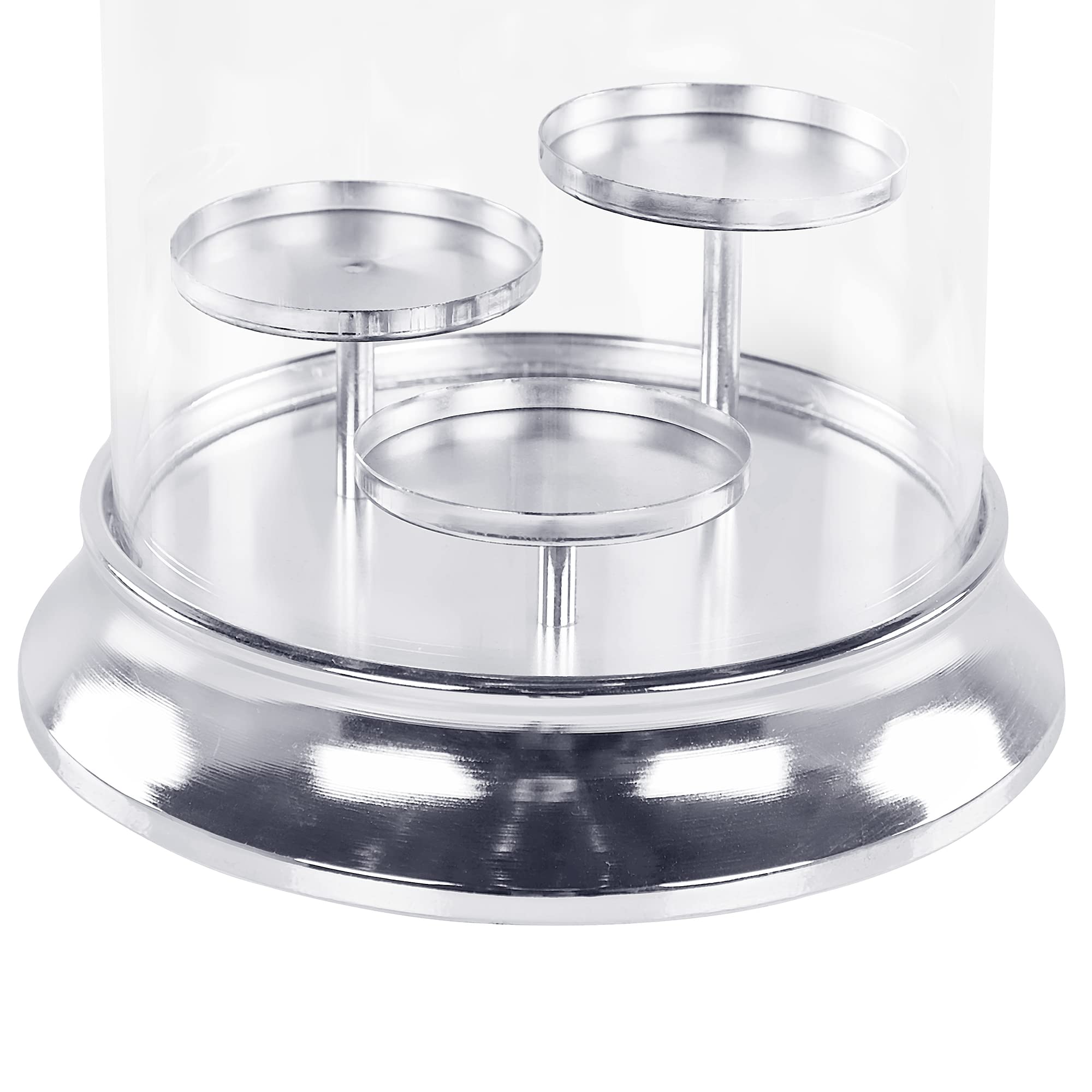 beliani-cilegon-kerzenhalter-silber-24-cm-3er-glamour image 5