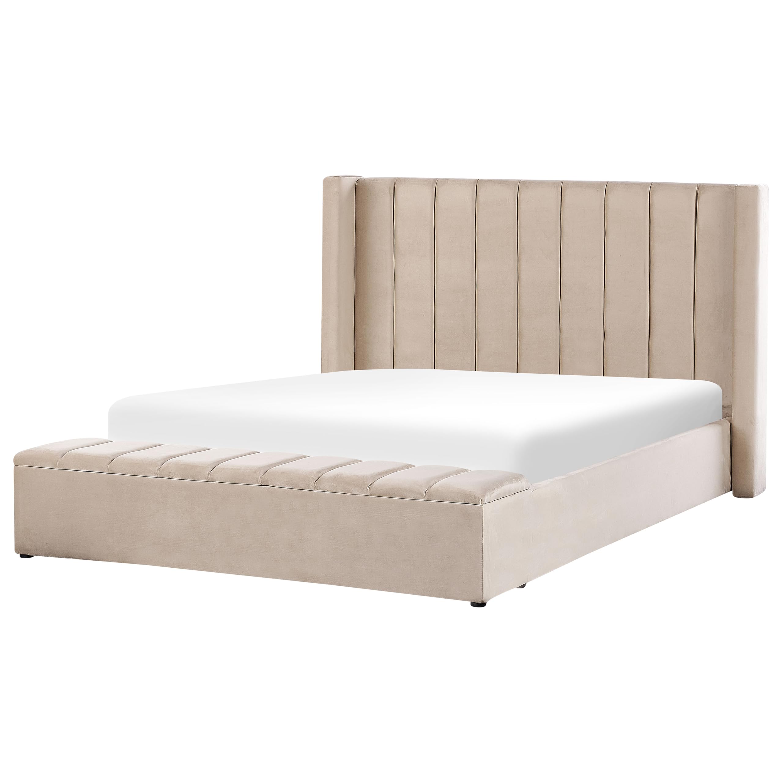 beliani-noyers-samtbett-180-x-200-beige-mit-stauraum image 5