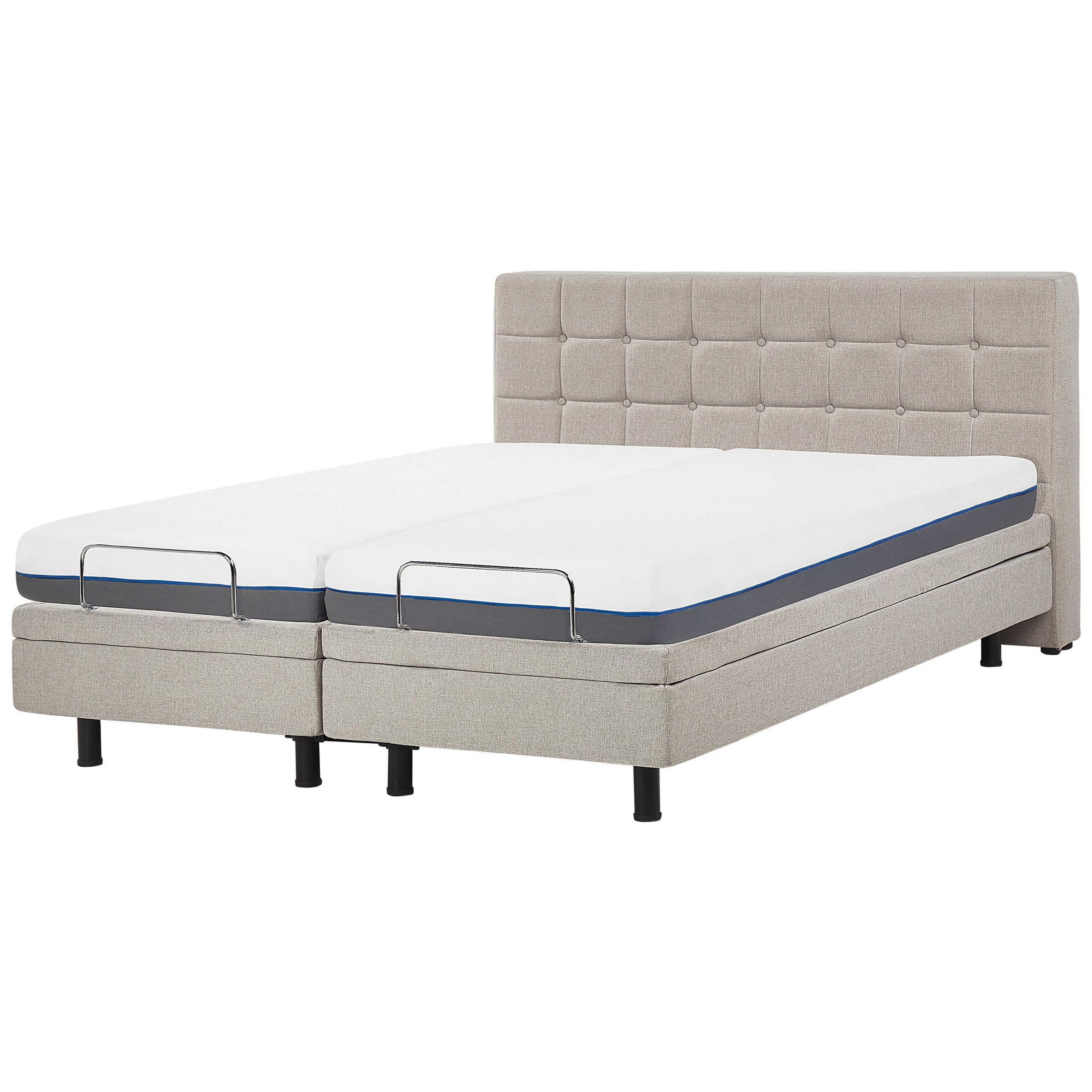 beliani-duke-doppelbett-180x200-elektrisch-beige-leinenoptik image 5